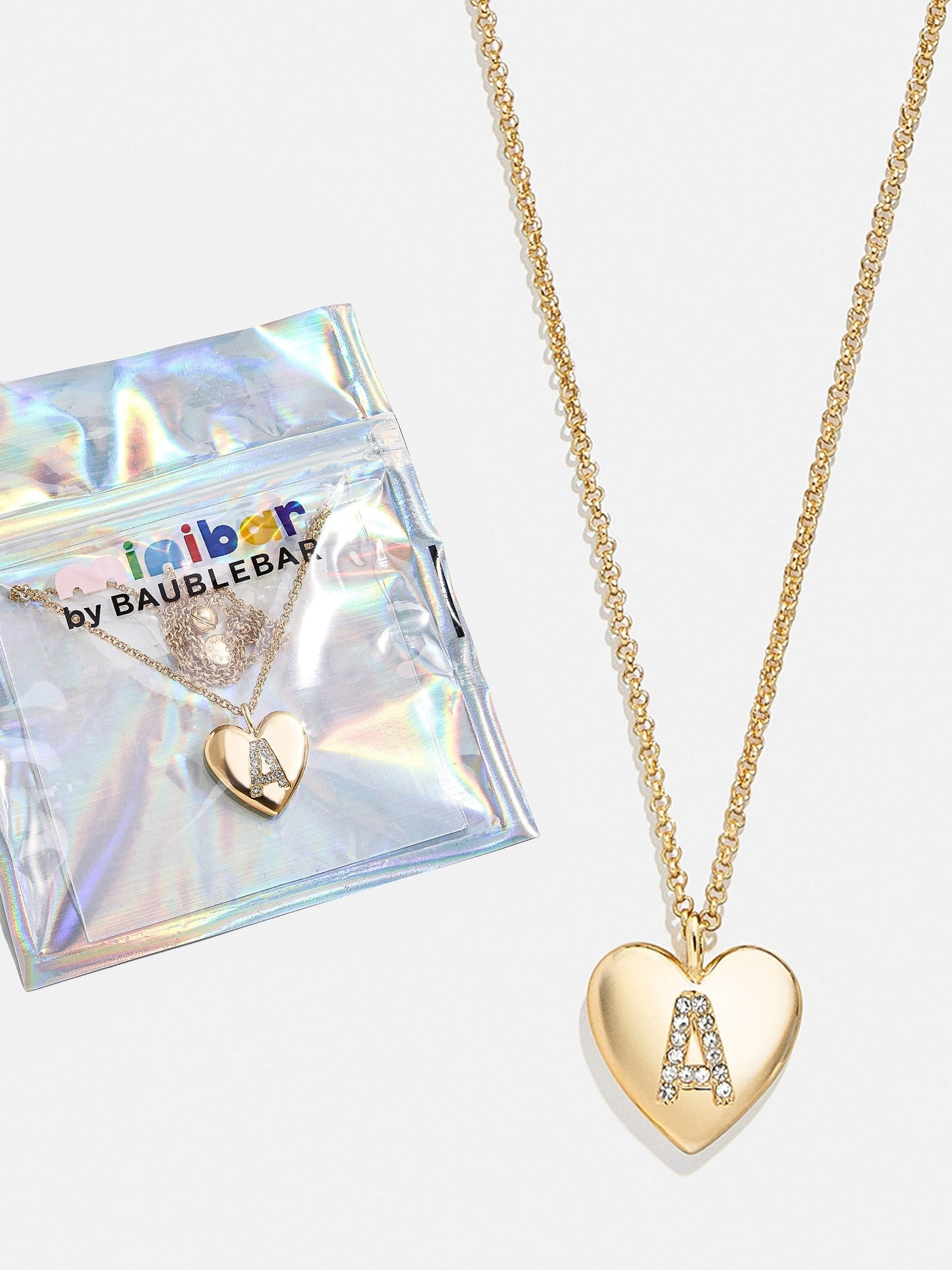 Little Love Kids' Initial Heart Necklace - Gold