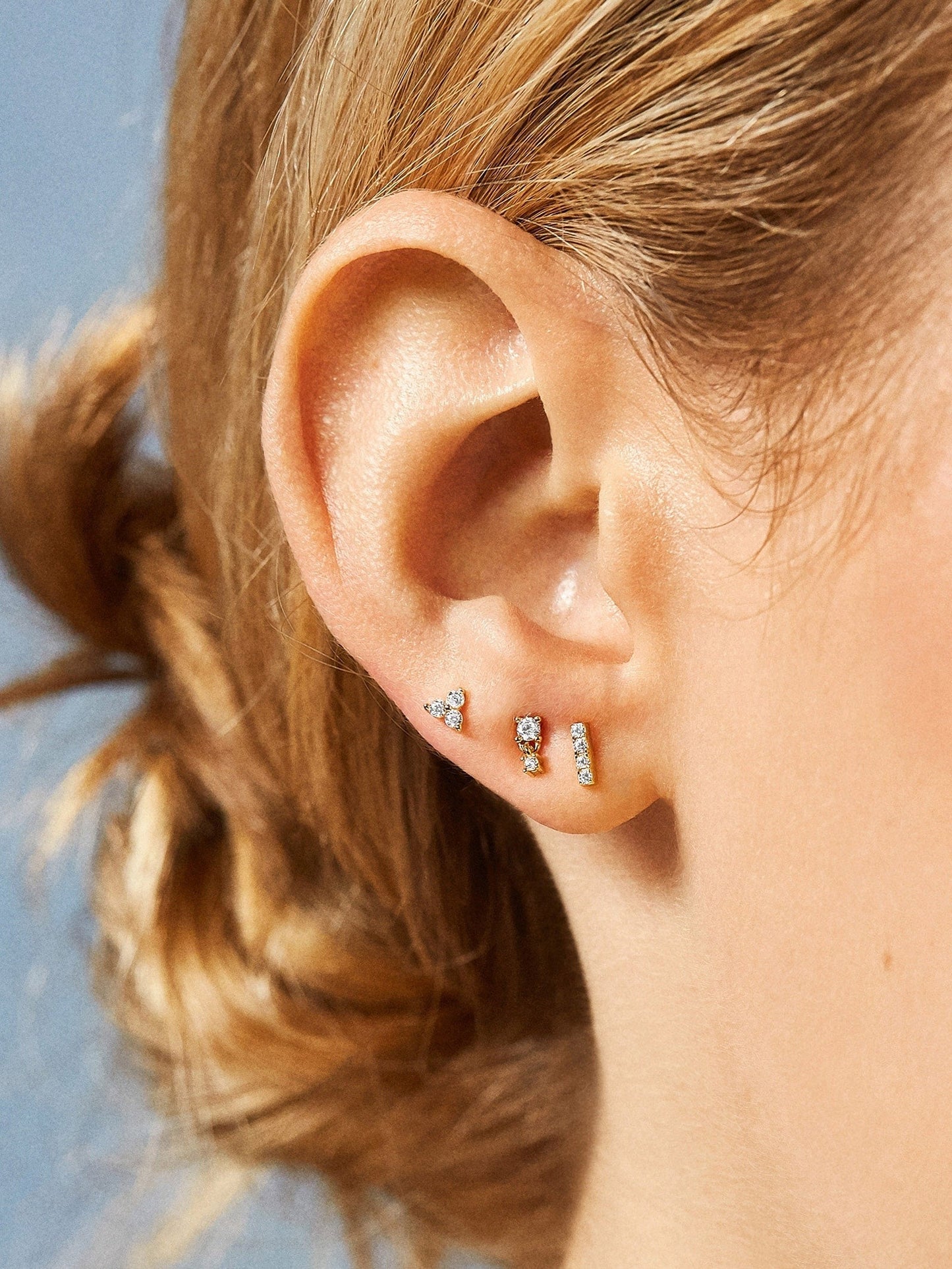 Lottie 14K Gold Earring Set - Lottie 14K Gold Earring Set