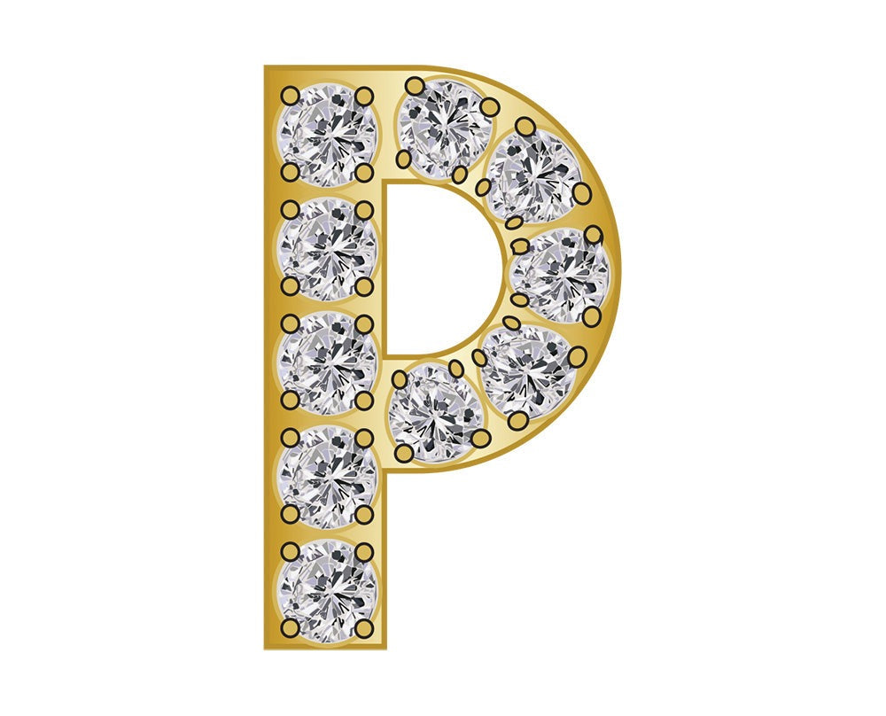 Mini P - Clear/Gold