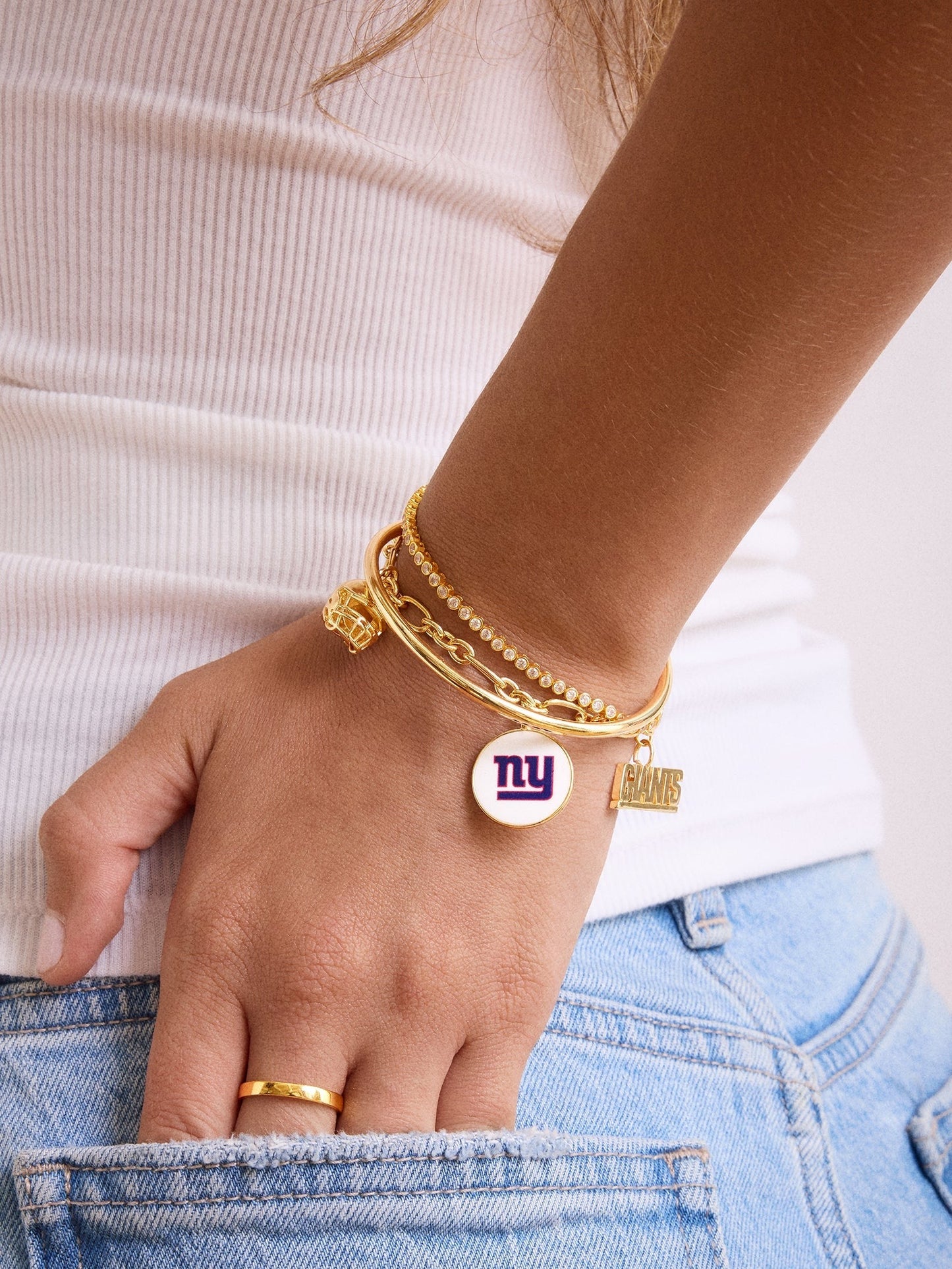 NFL Charm Bracelet - New York Giants