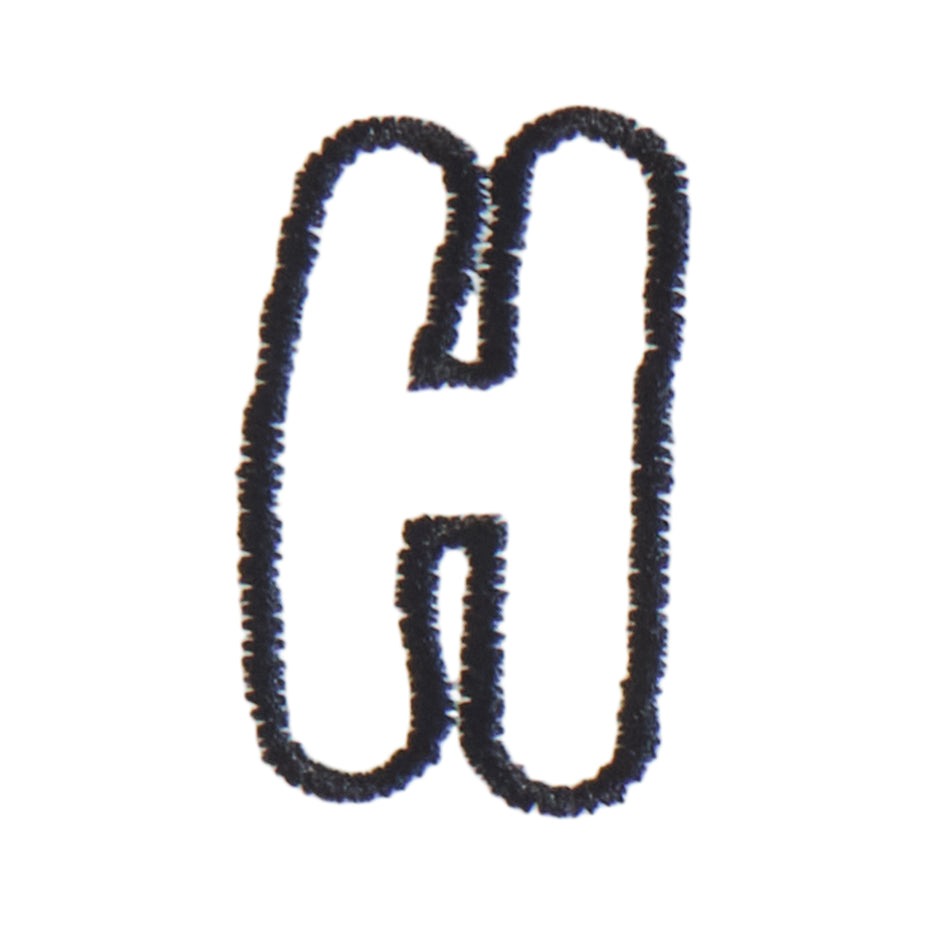 H - Bubble Letter