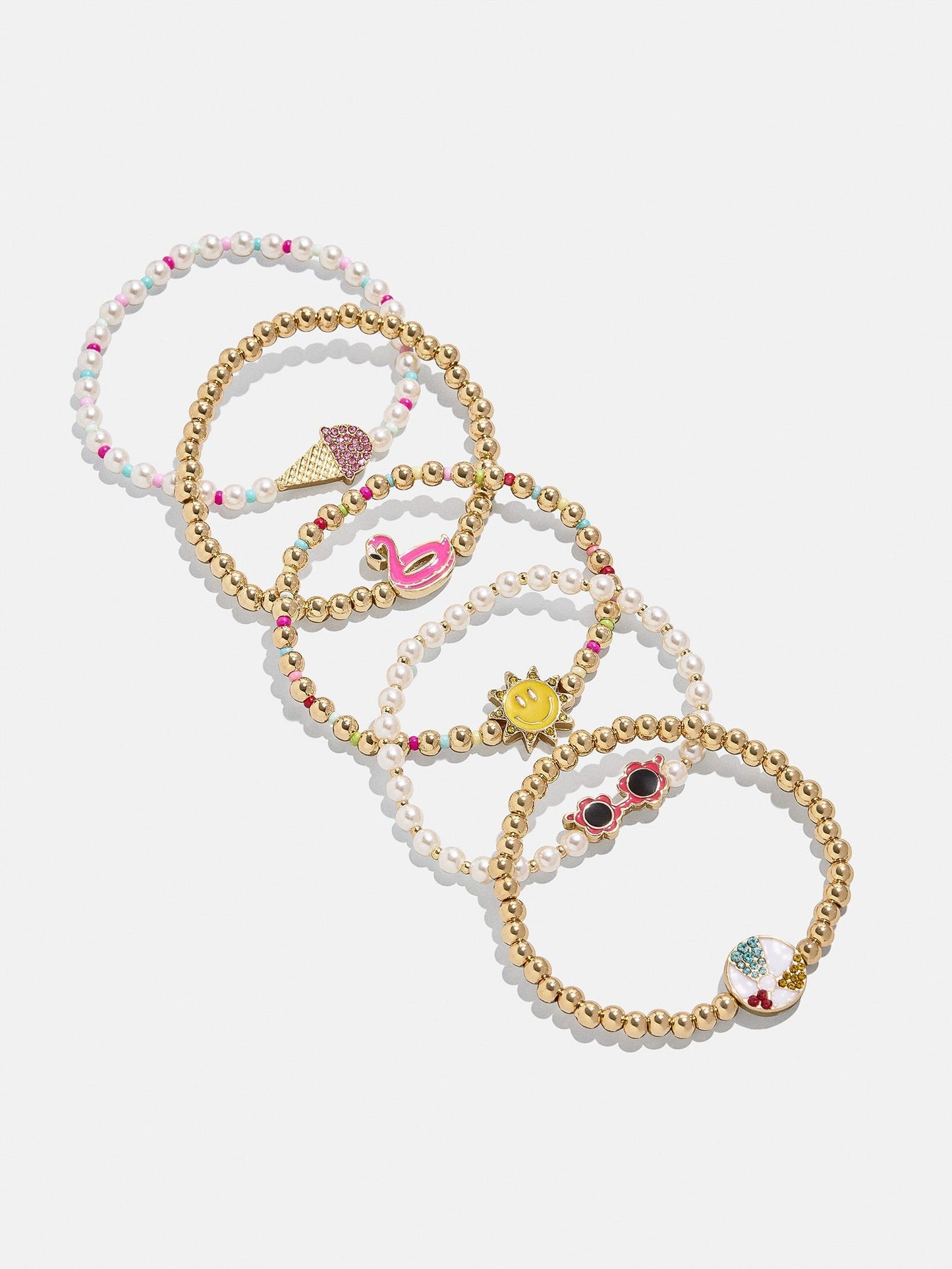 Vacation Mode Kids’ Bracelet Set - Sun