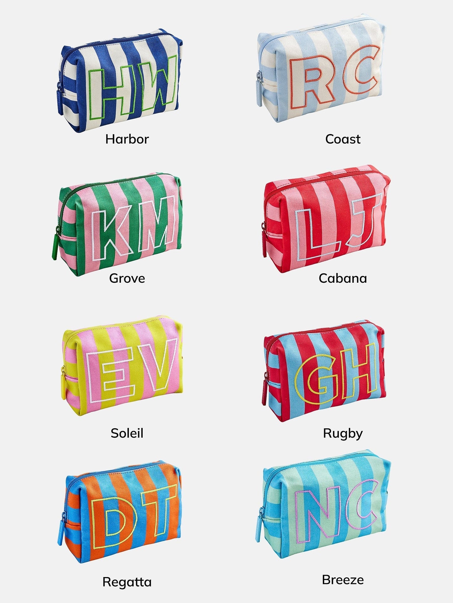Striped Take It Away Custom Storage Pouch - Custom Regatta