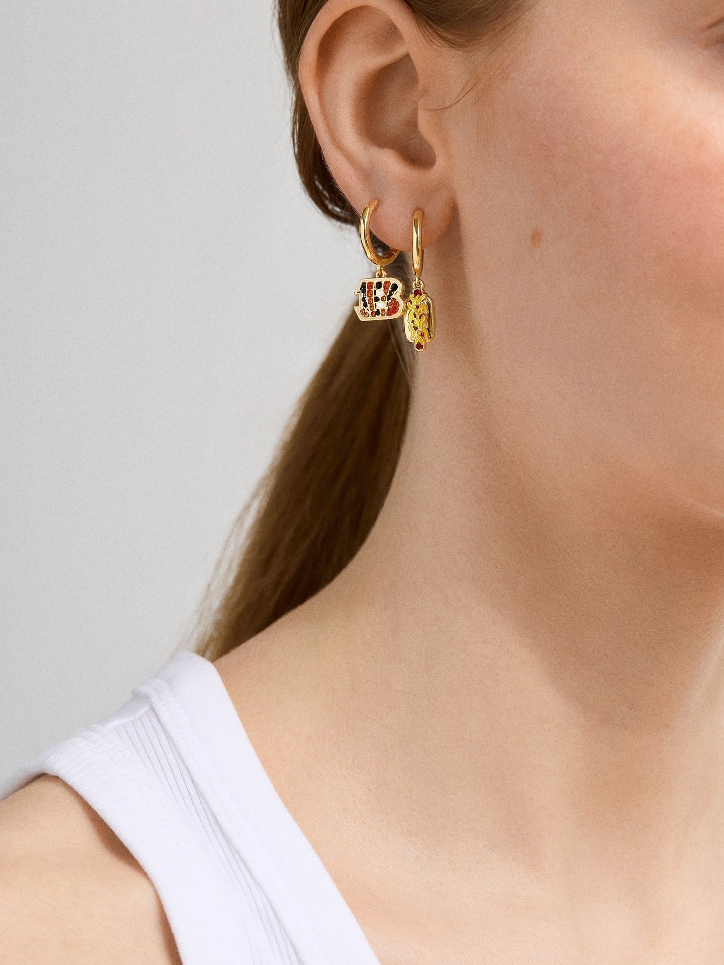 NFL Earring Set - Cincinnati Bengals