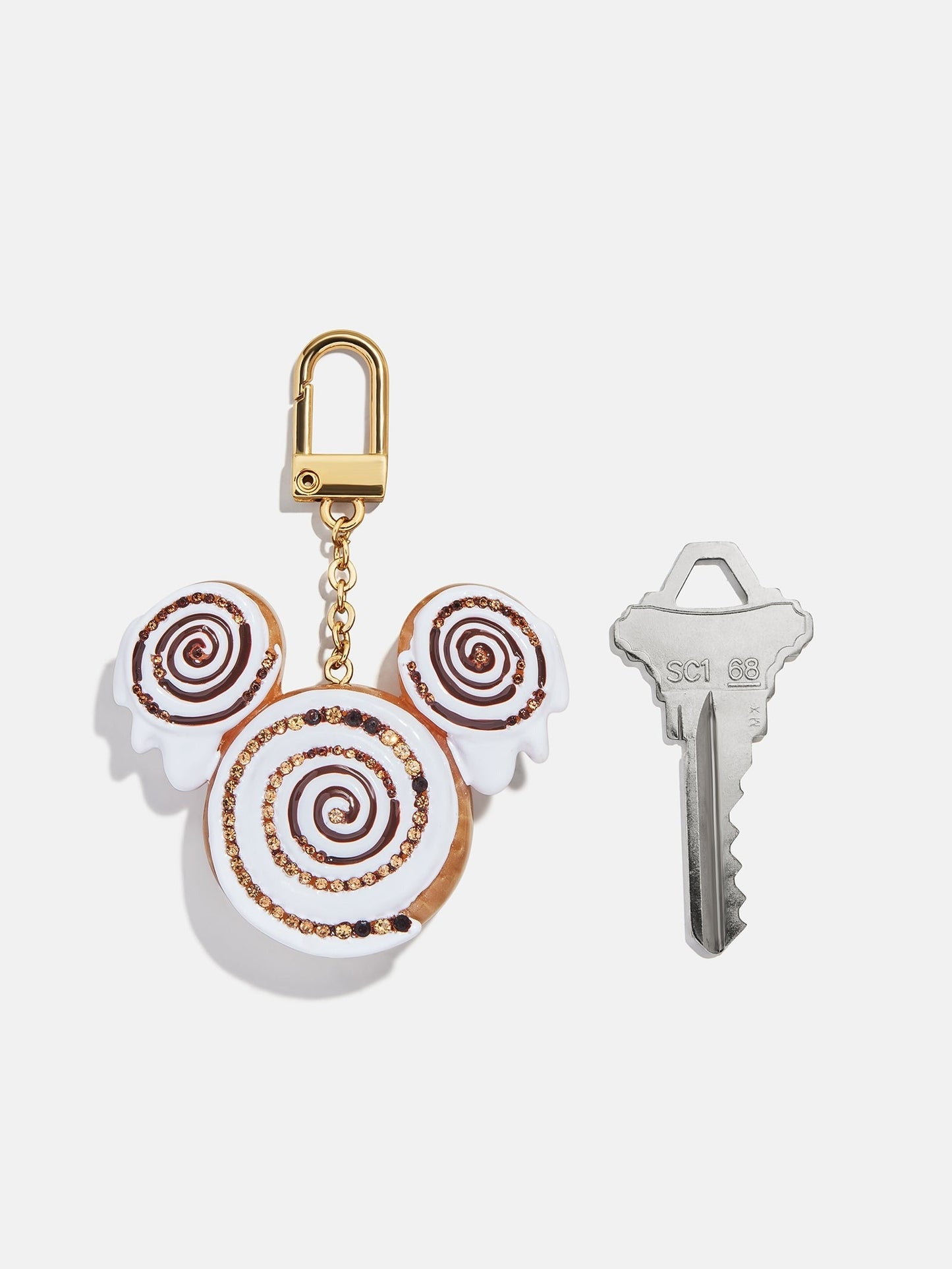 Disney Mickey Mouse Cinnamon Roll Bag Charm - Disney Cinnamon Roll Bag Charm