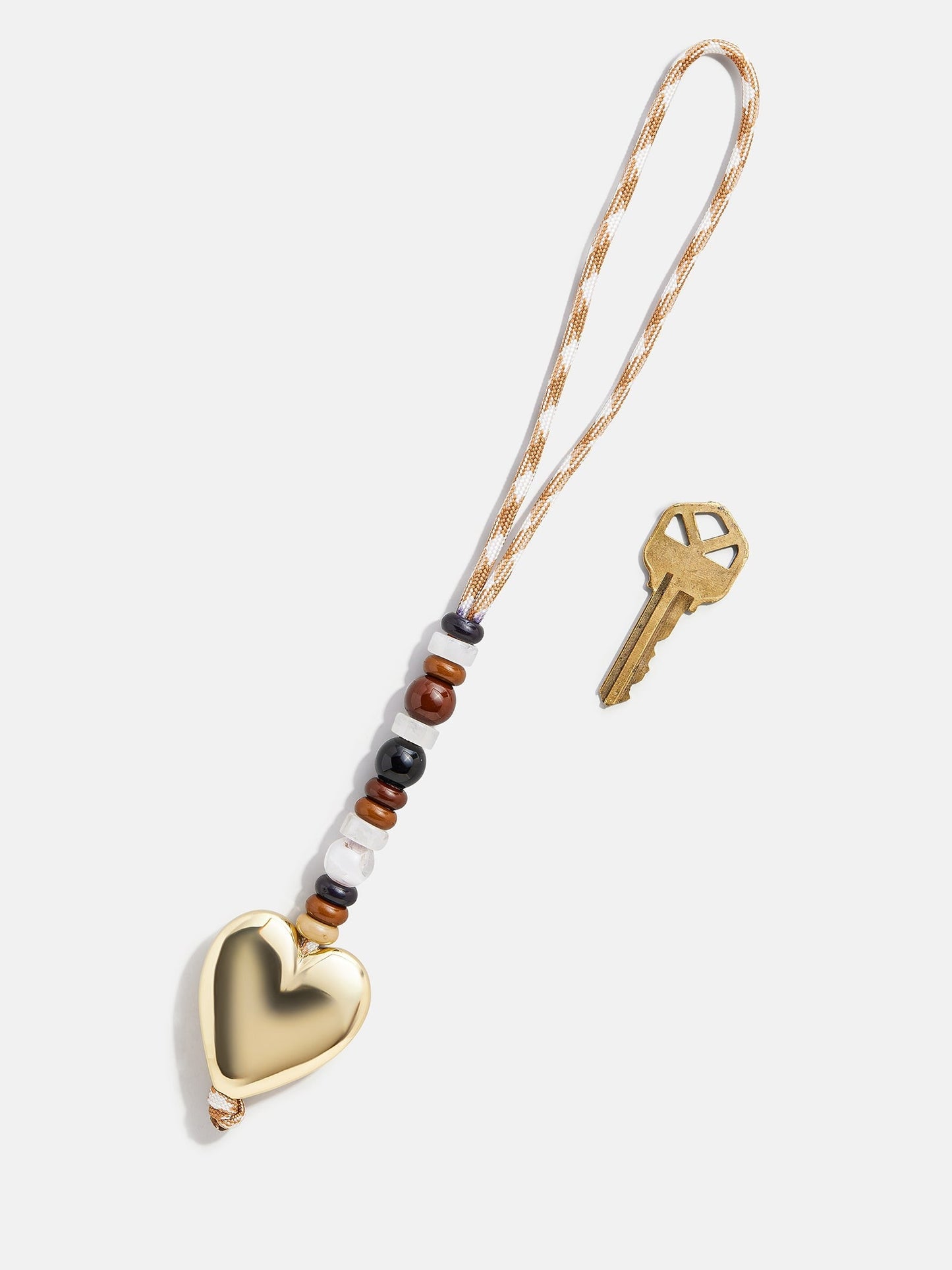 Free Spirit Bag Charm - Gold/Brown