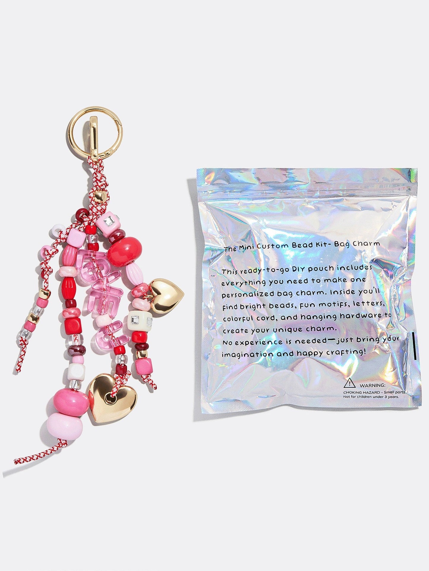 The Mini Custom Bead Kit - Pink/Heart