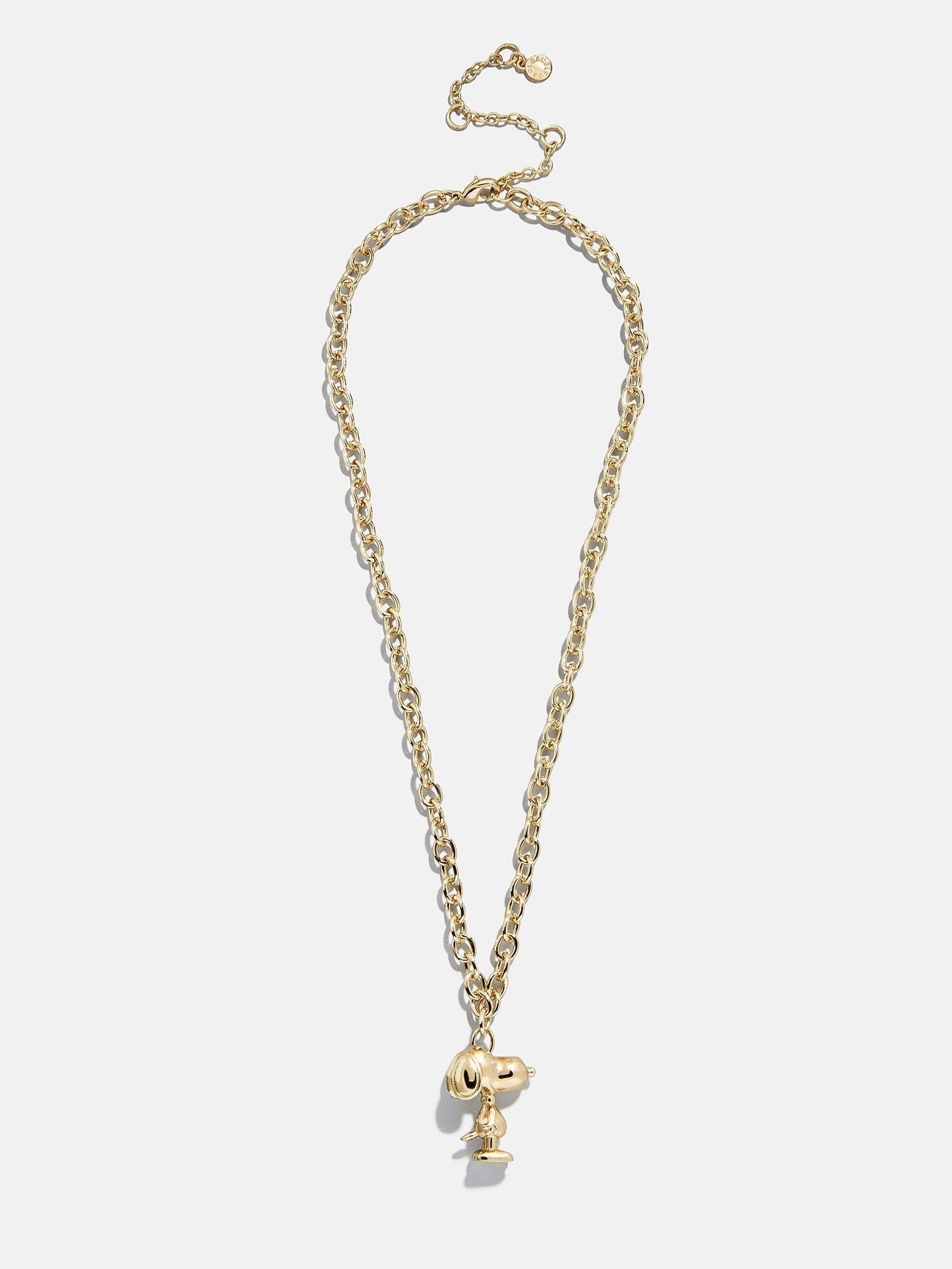 Peanuts Snoopy Pendant Necklace - Gold