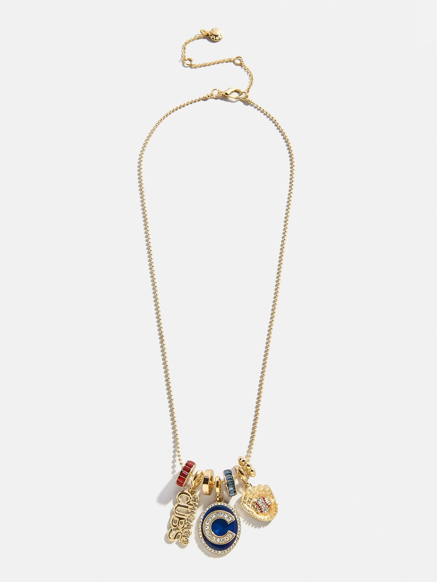 MLB Charm Necklace - Chicago Cubs