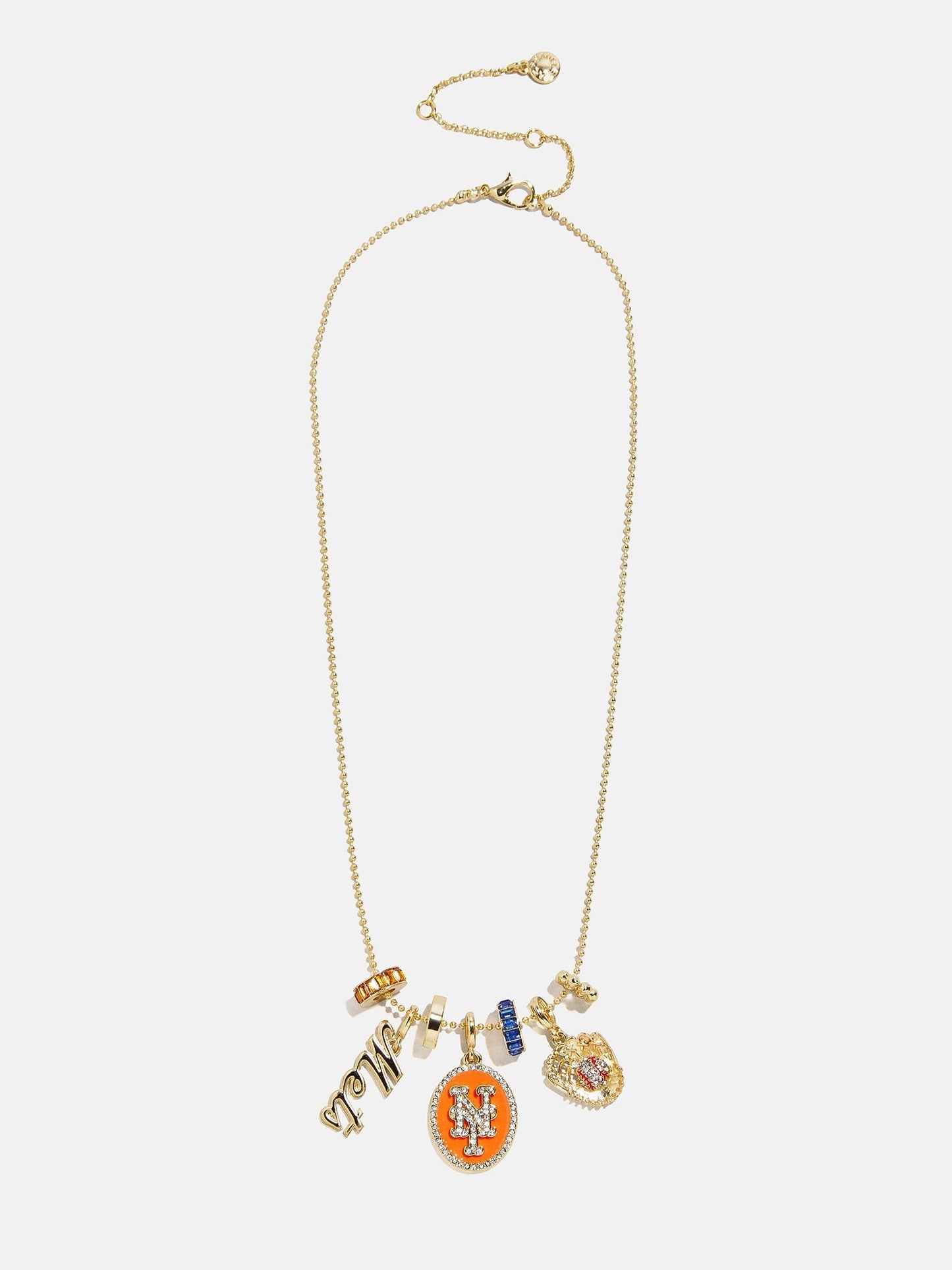 MLB Charm Necklace - New York Mets