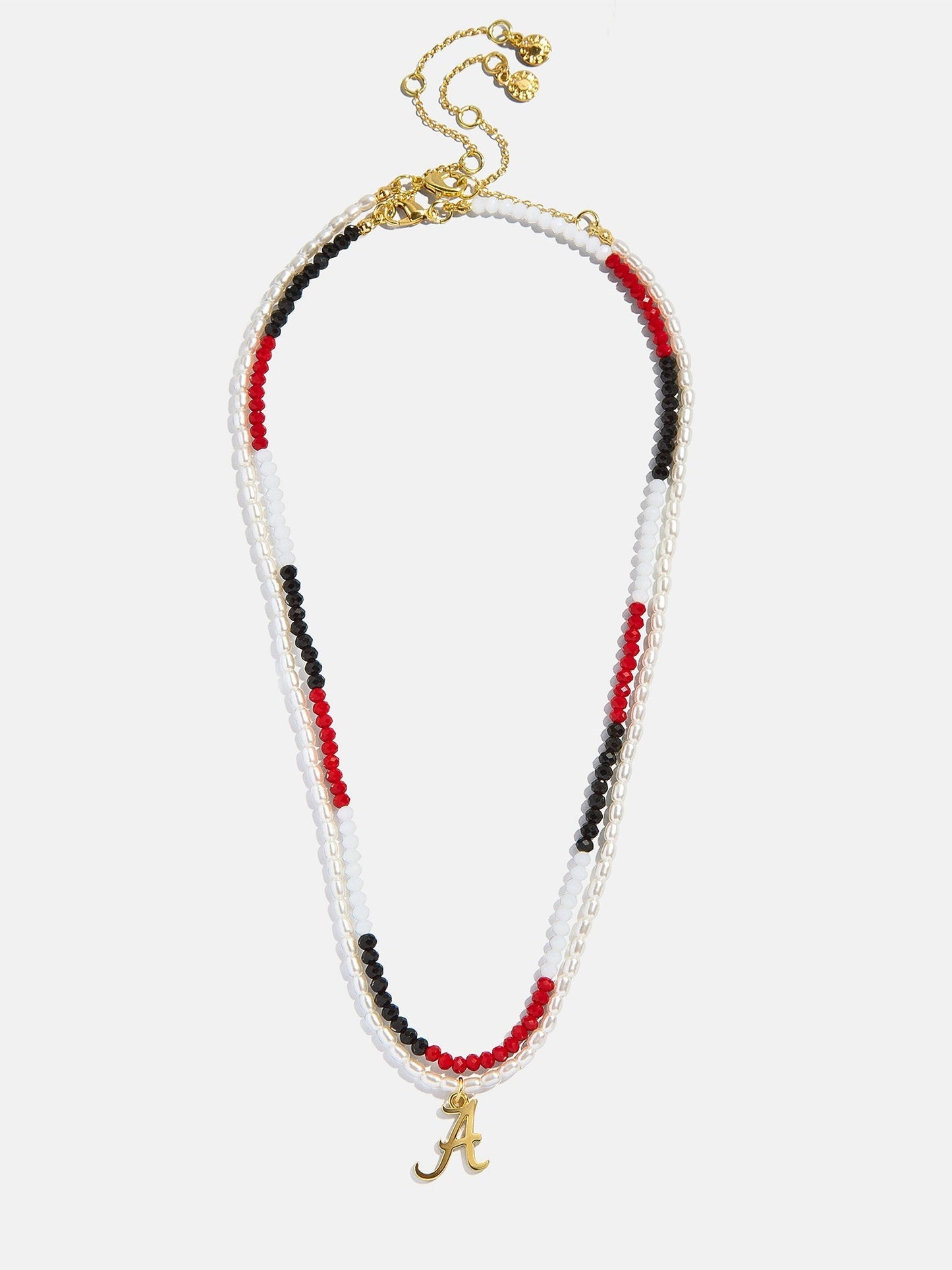 University of Alabama Beaded Logo Necklace Set - University of Alabama
