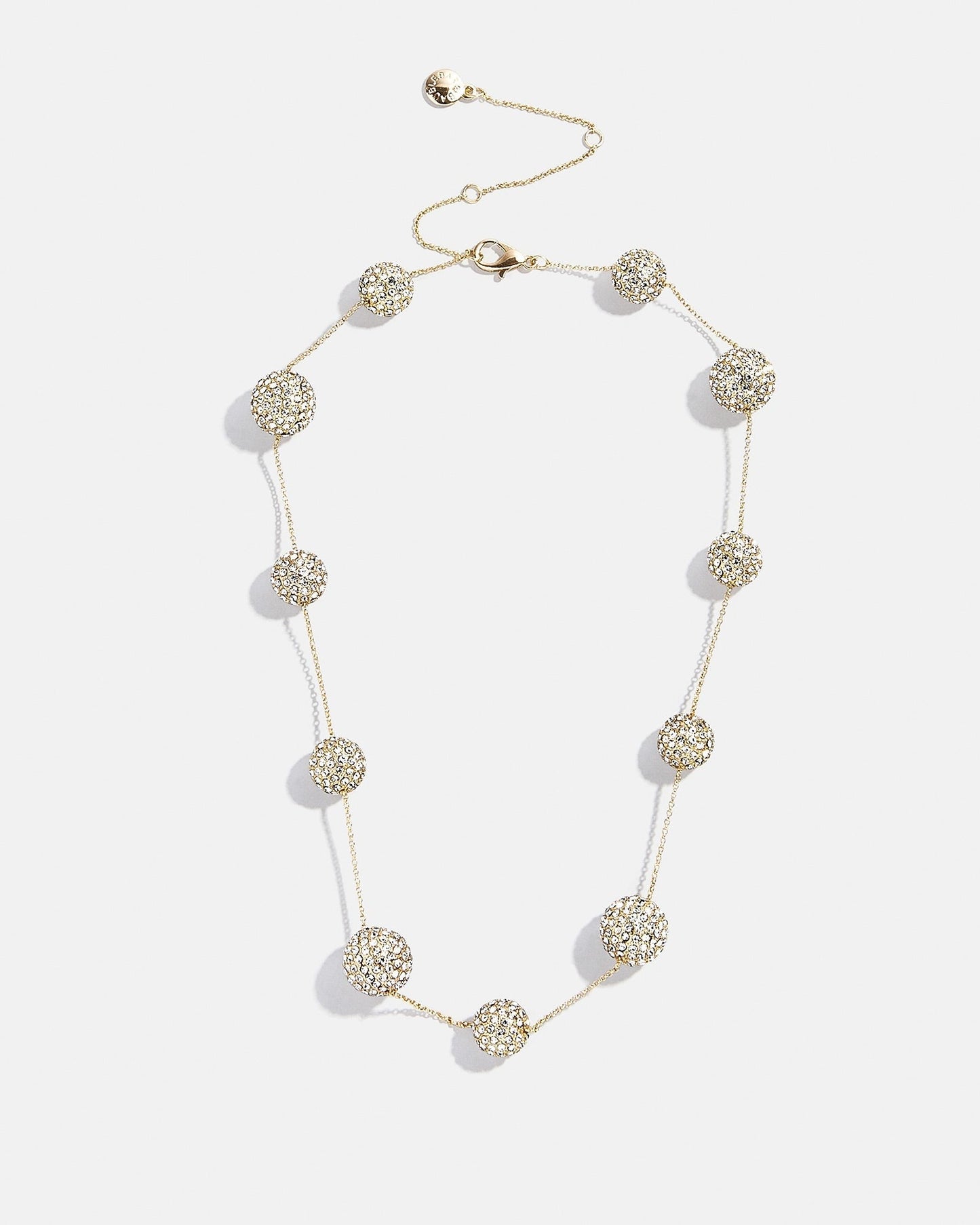 Blair Necklace - Gold/Pavé