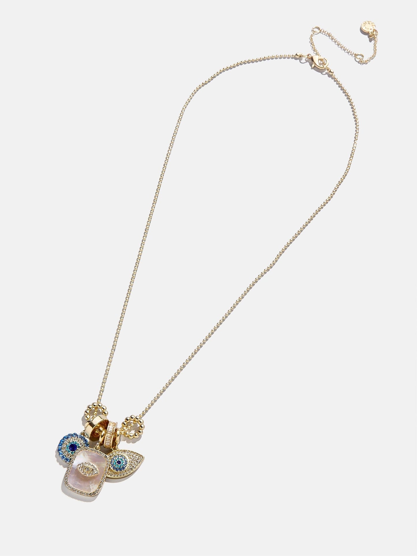 Evil Eye Charm Necklace - Turquoise Evil Eye