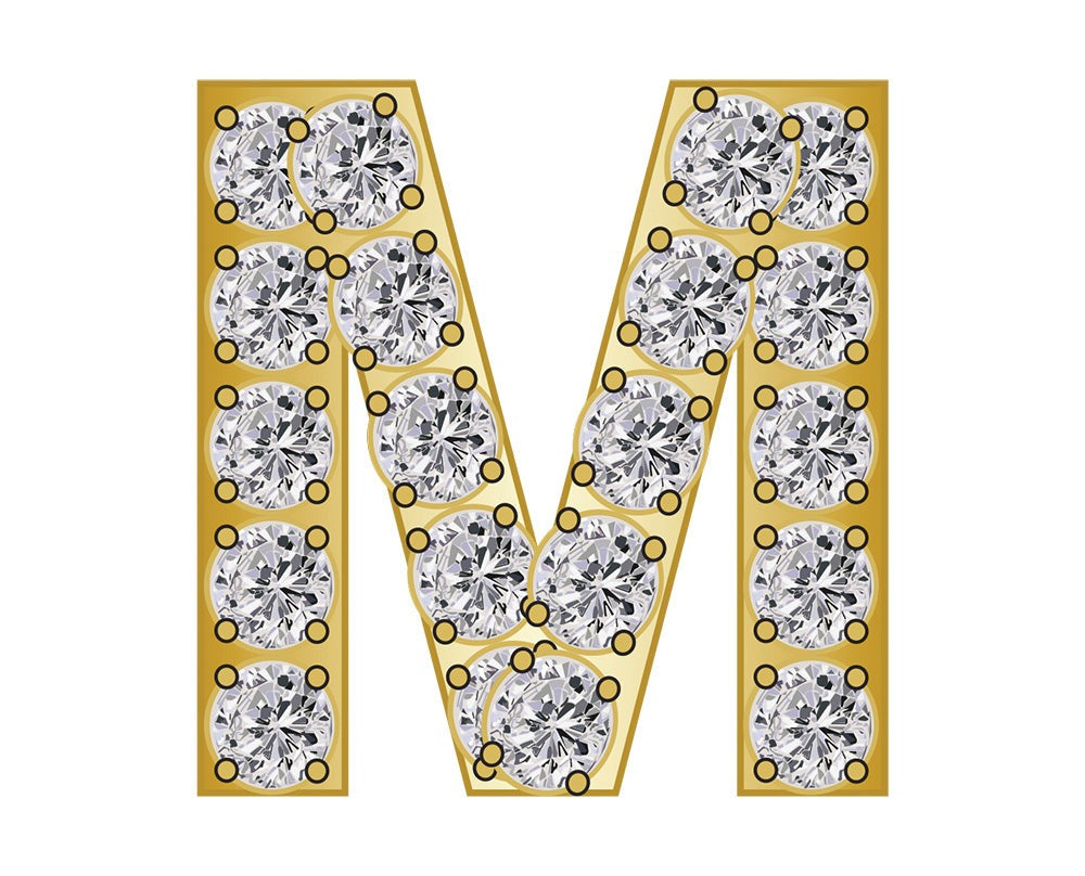 Mini M - Clear/Gold