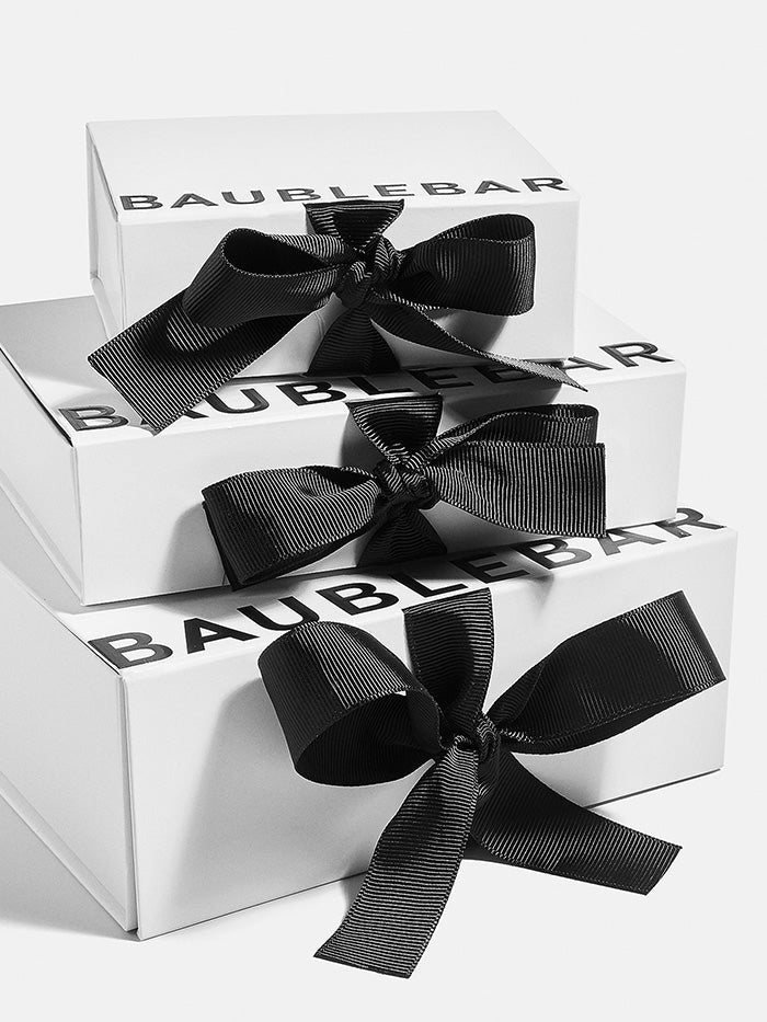 Large White Gift Box With Bow - L