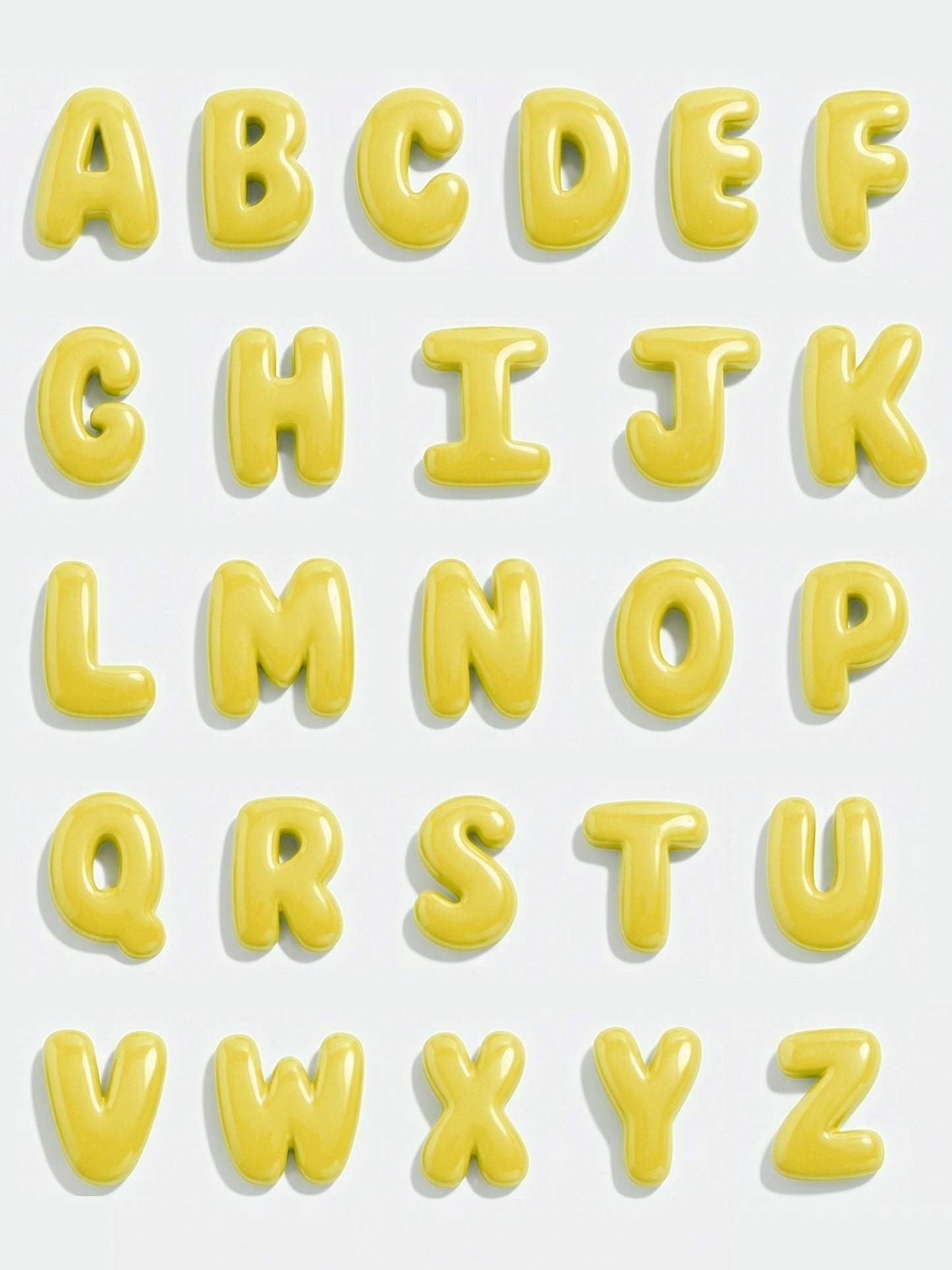 Knotty Enamel Initial Custom Bracelet - Blue/Yellow Single Letter