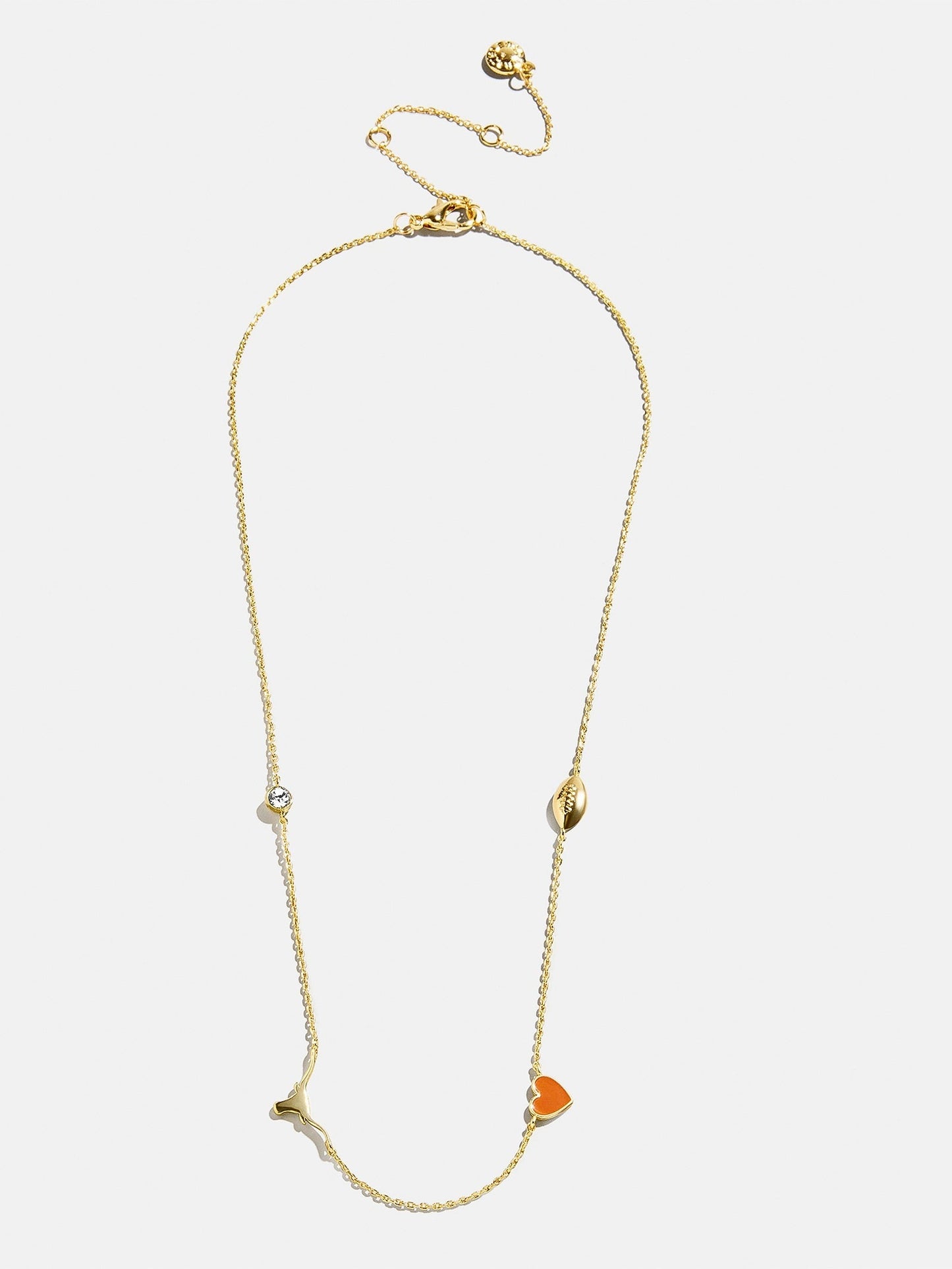 University of Texas at Austin Spaced Charm Necklace - University of Texas at Austin