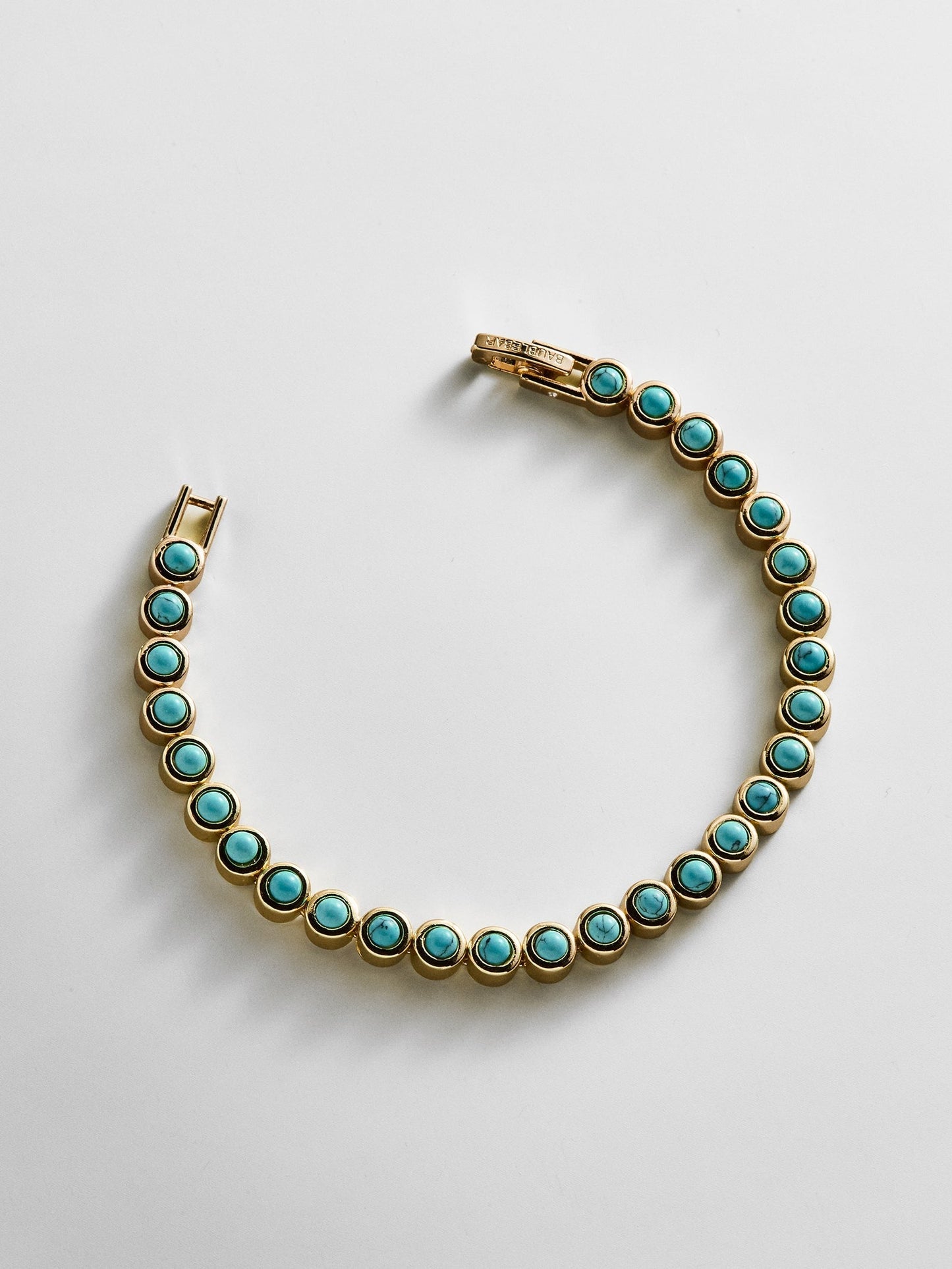 Nina Semi-Precious Bracelet - Gold/Turquoise
