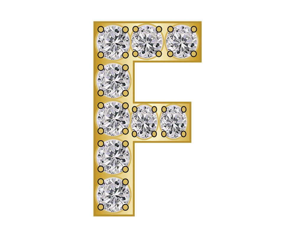 Mini F - Clear/Gold