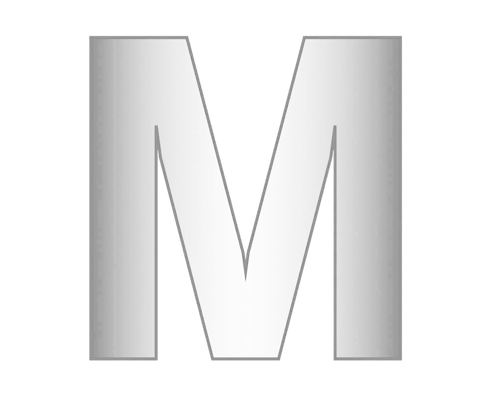 M - Silver