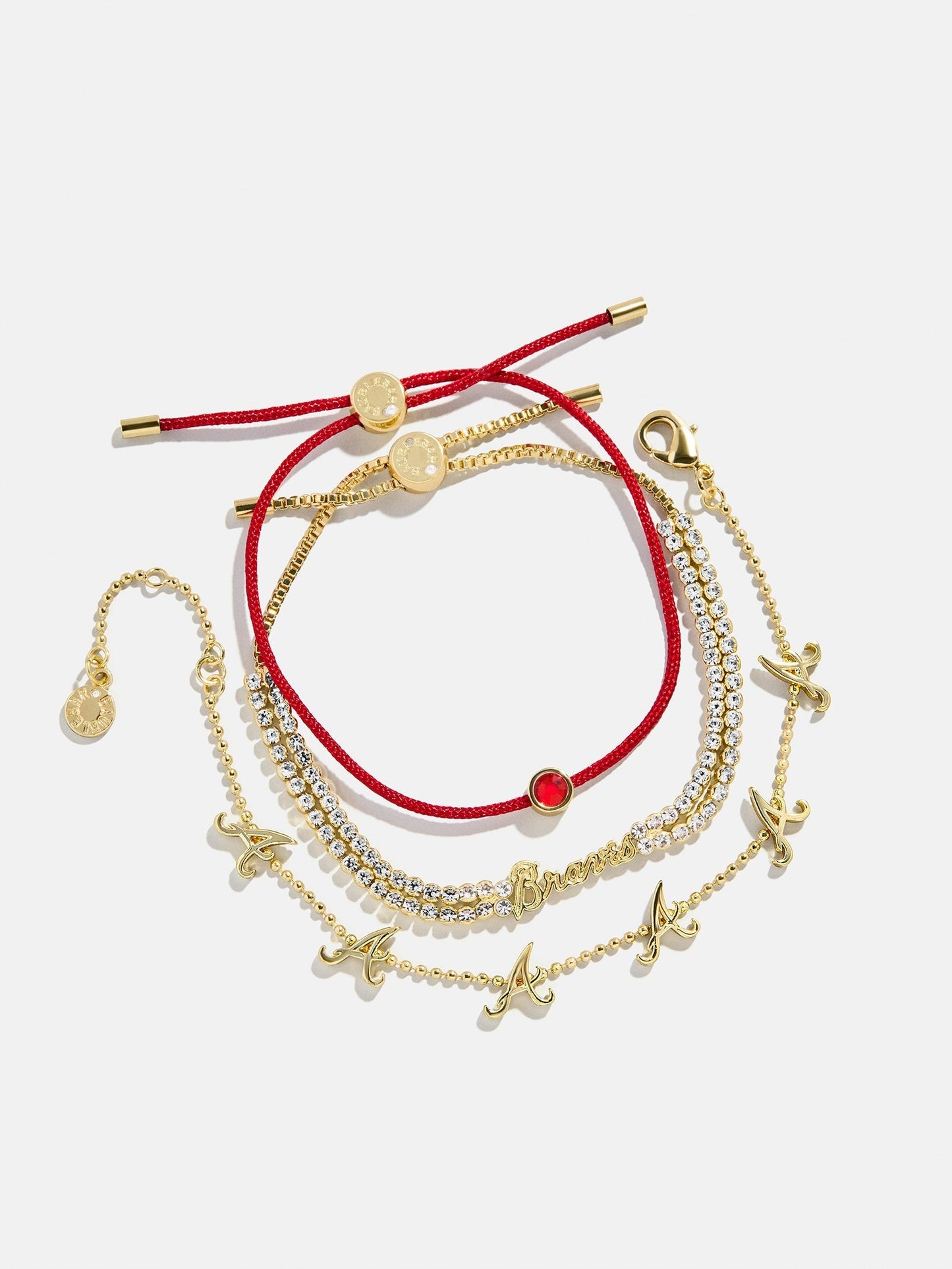 MLB Bracelet Set - Atlanta Braves