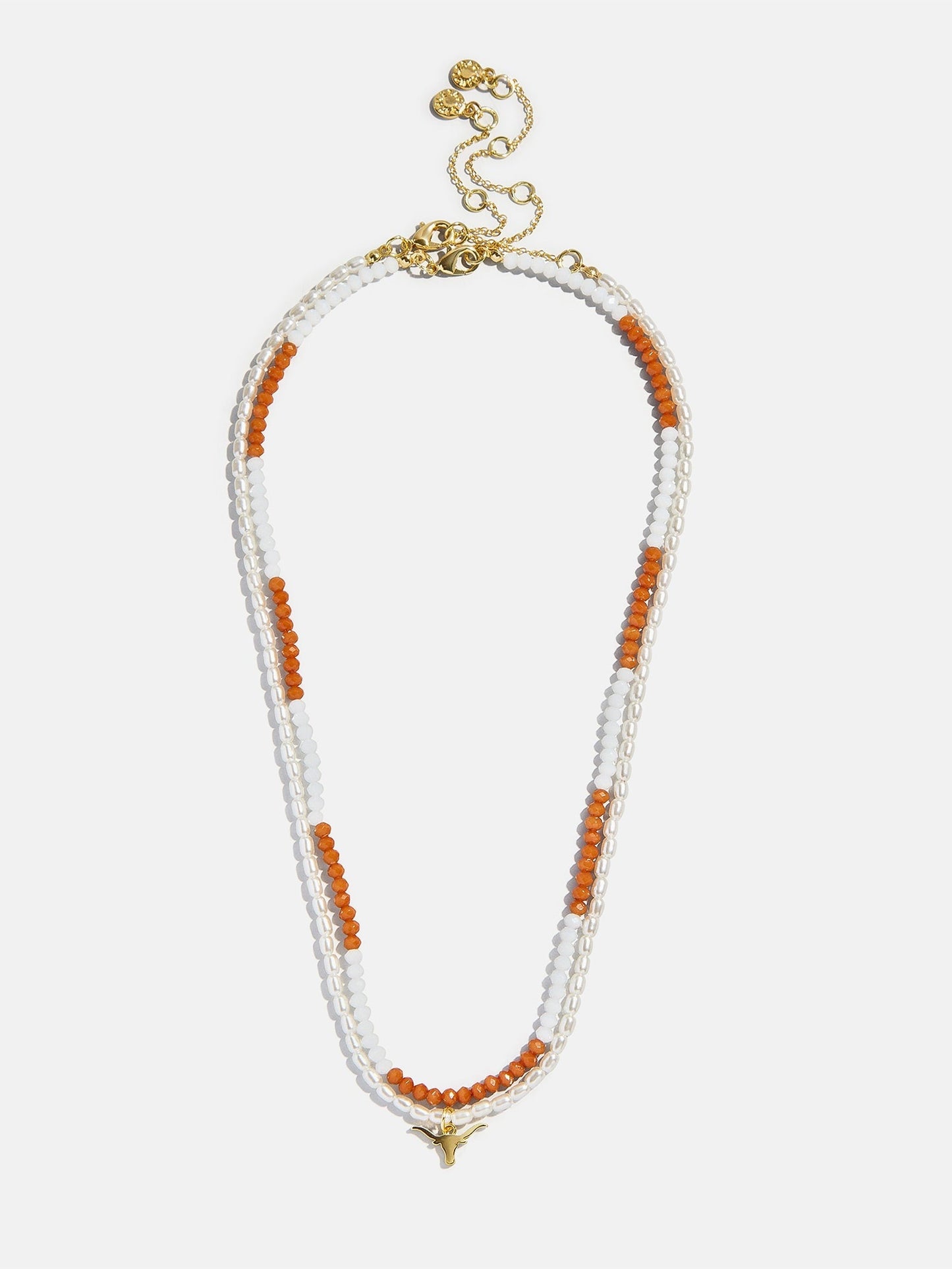 University of Texas at Austin Beaded Logo Necklace Set - University of Texas at Austin