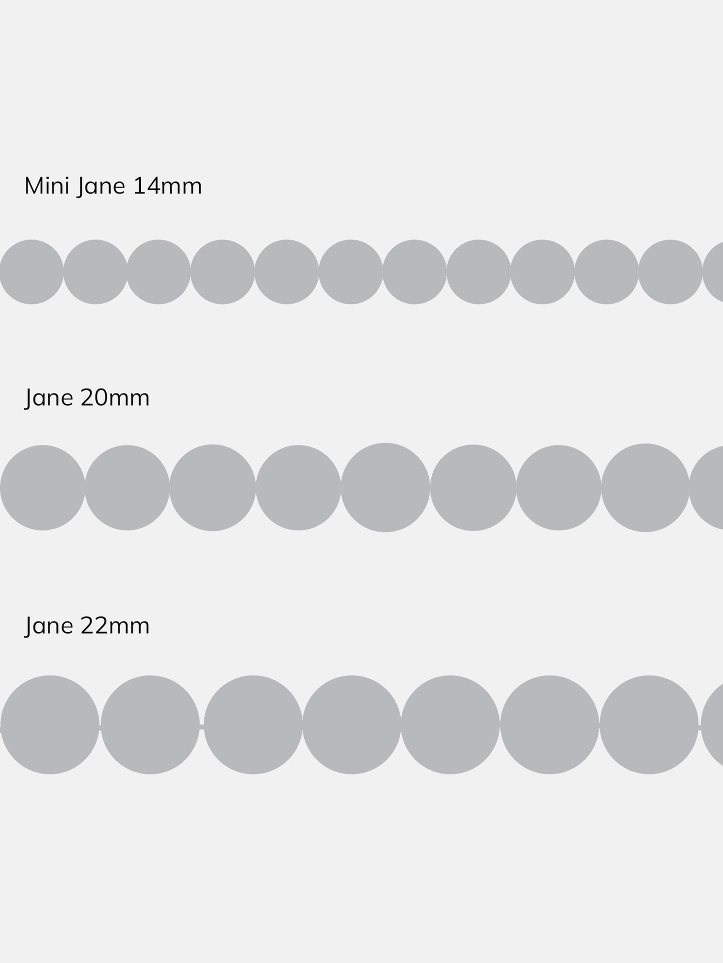 Mini Jane Beaded Necklace - Soft Blue