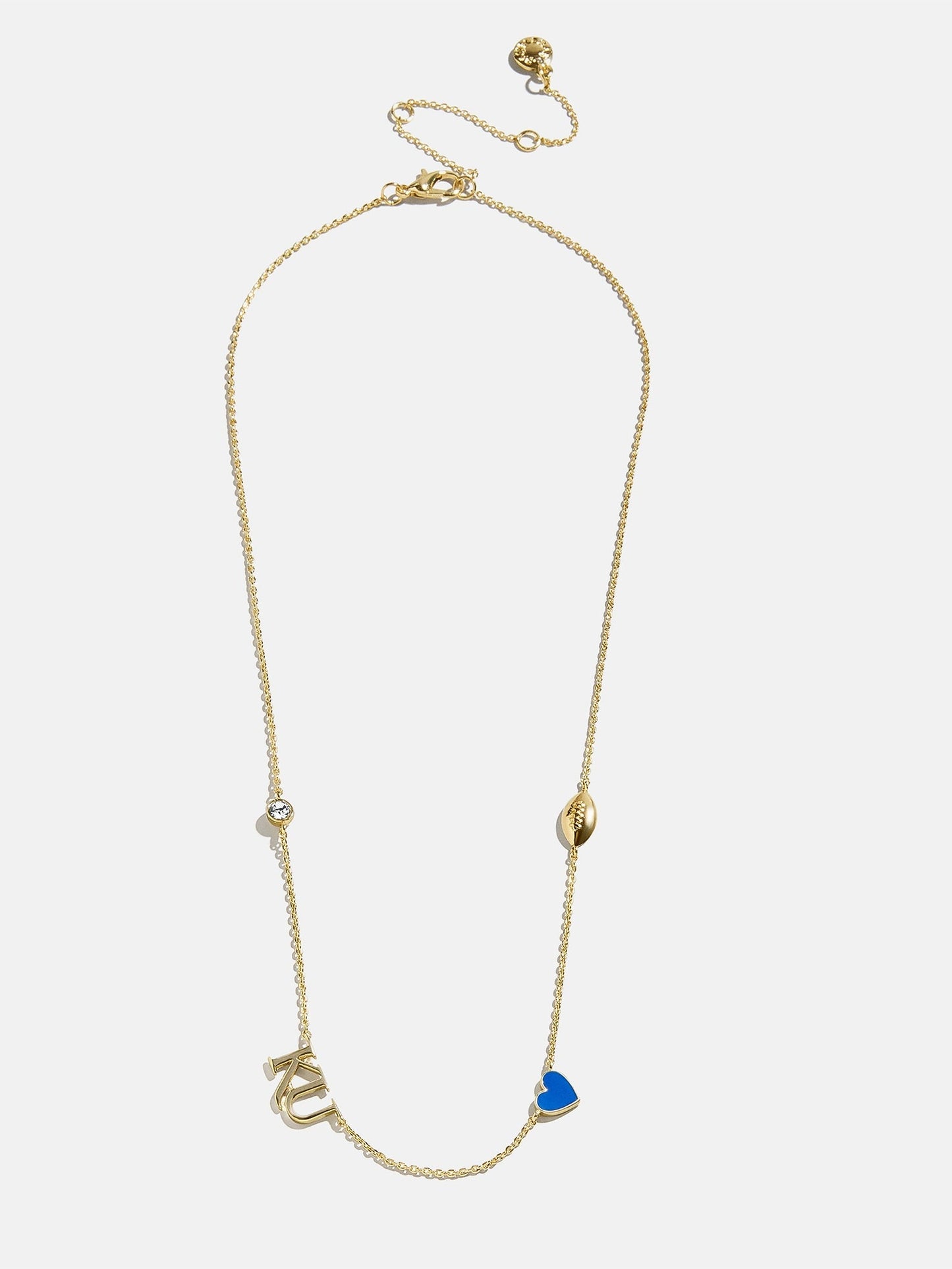 University of Kansas Spaced Charm Necklace - University of Kansas
