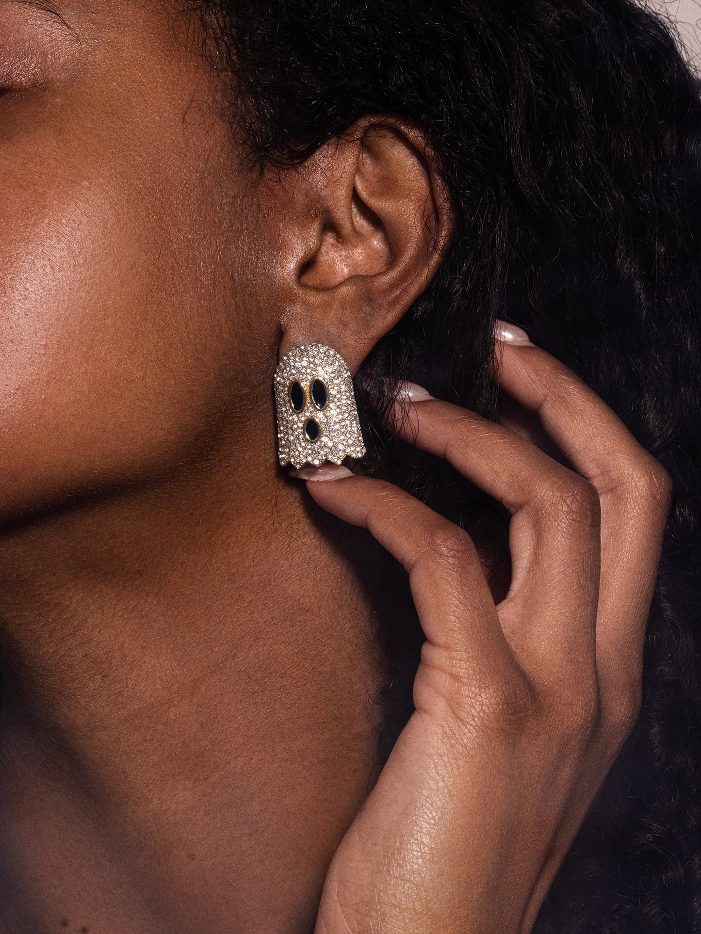 Shimmer My Spirits Earrings - Ghost