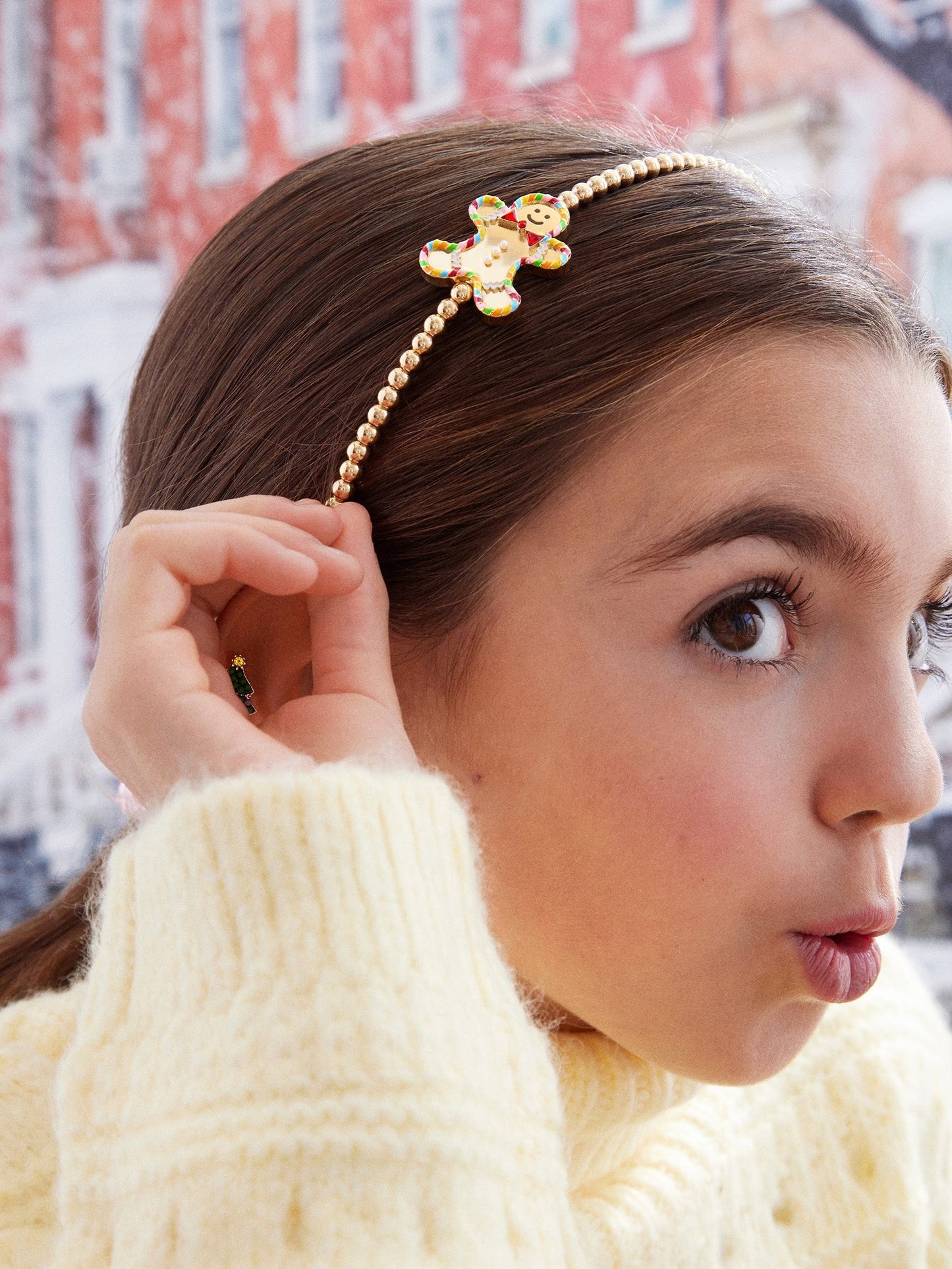 Kids' Holiday Headbands - Gingerbread Man