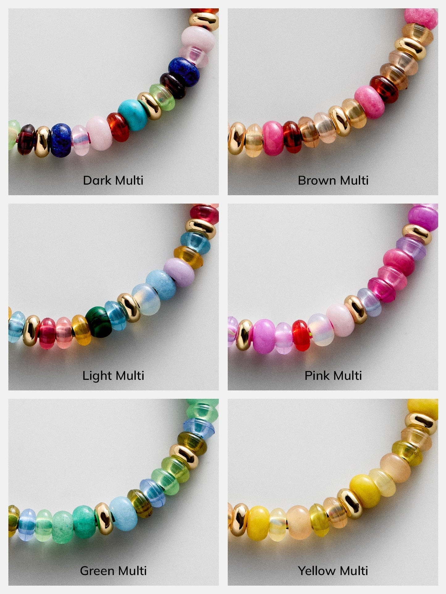 Kennedy Semi-Precious Bracelet - Dark Multi