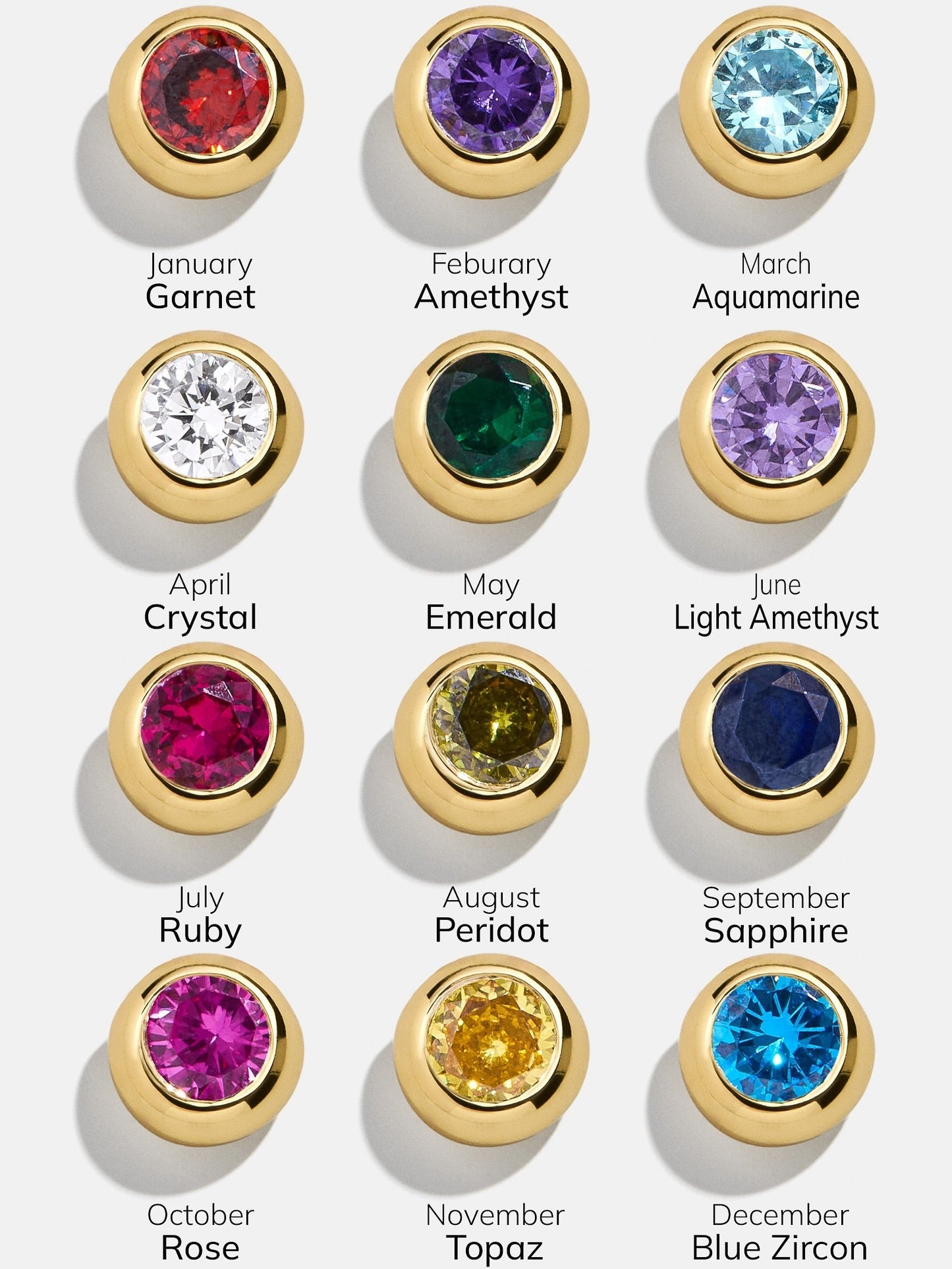 Yasmine 18K Gold Birthstone Bracelet - Crystal