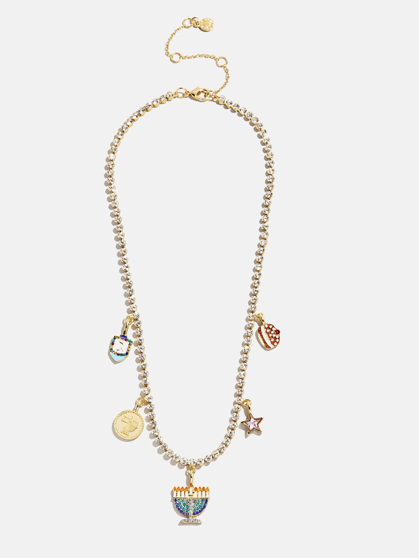 Happy Hanukkah Kids' Charm Necklace - Menorah