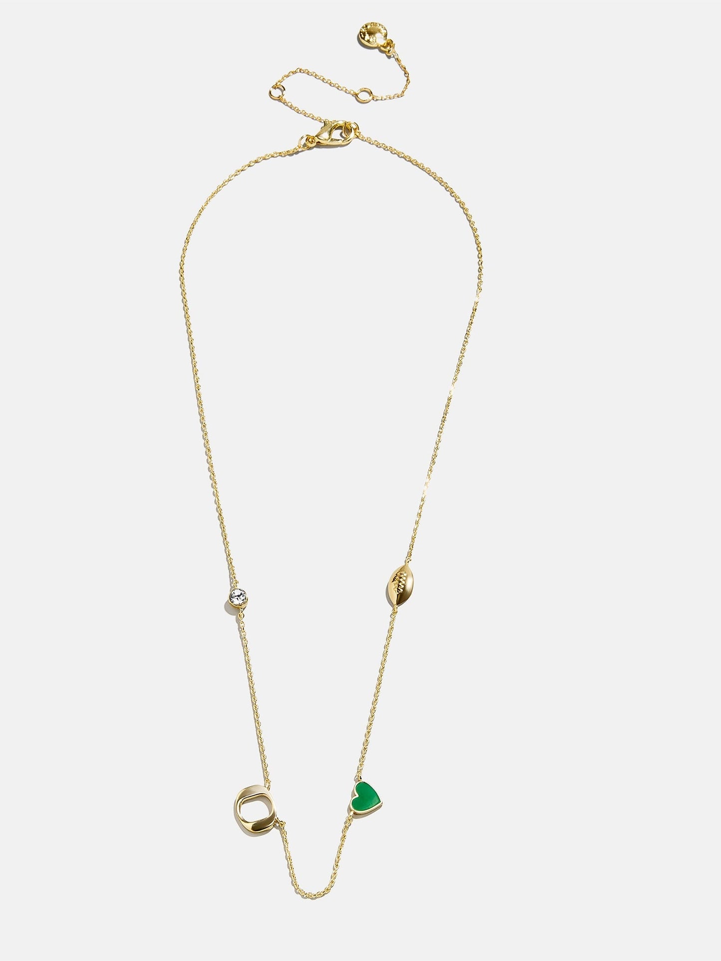 University of Oregon Spaced Charm Necklace - University of Oregon