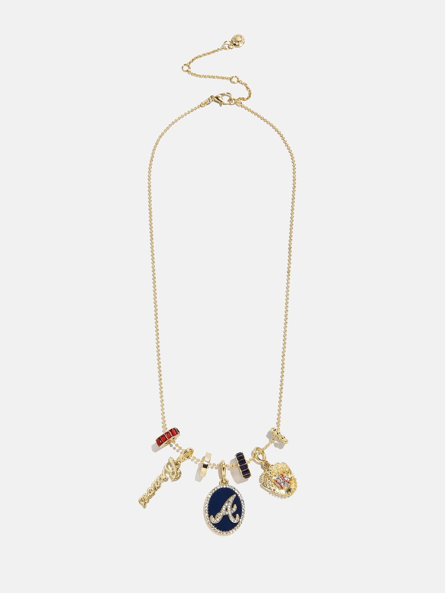 MLB Charm Necklace - Atlanta Braves