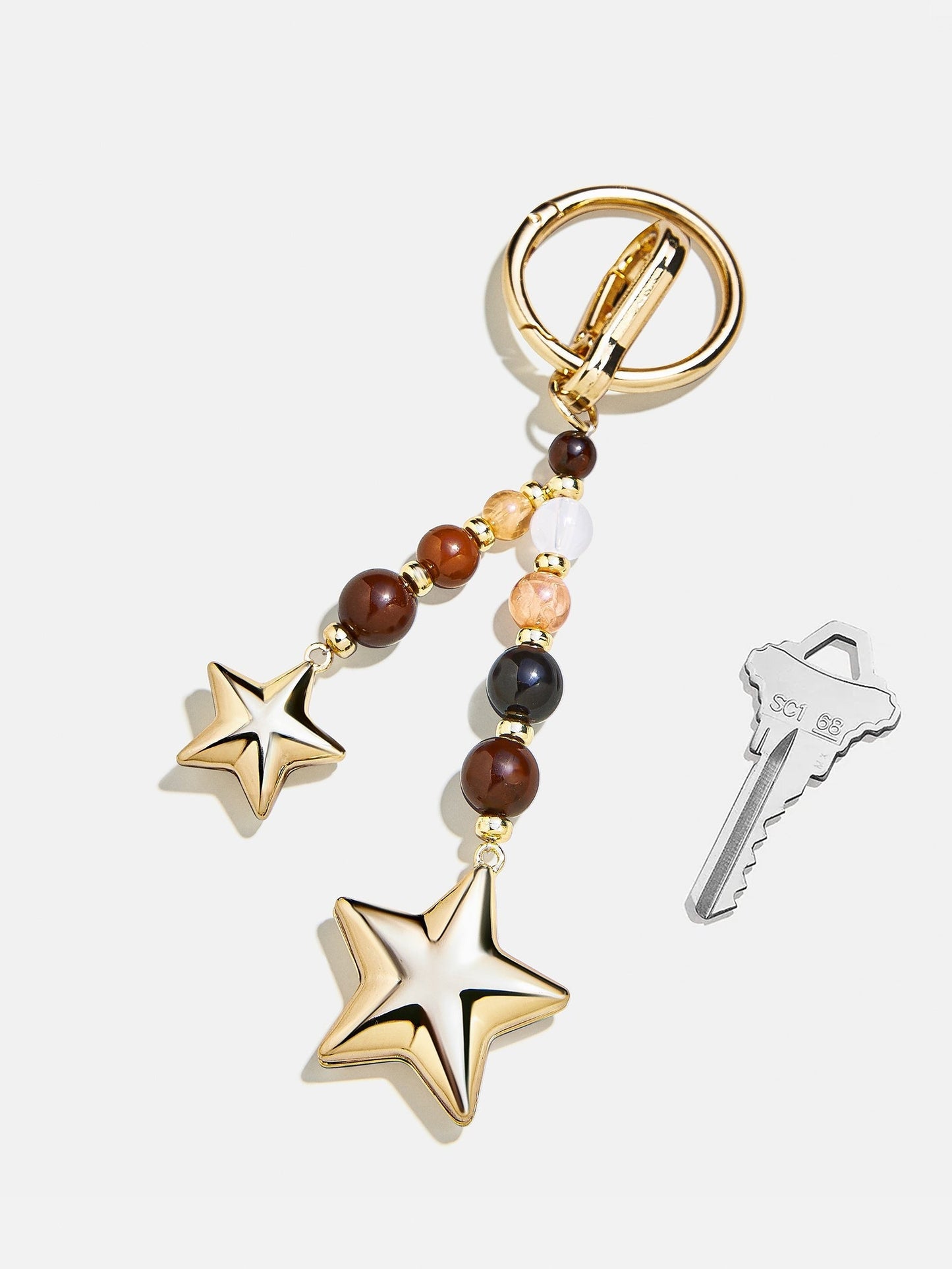 Starstruck Bag Charm - Gold/Brown