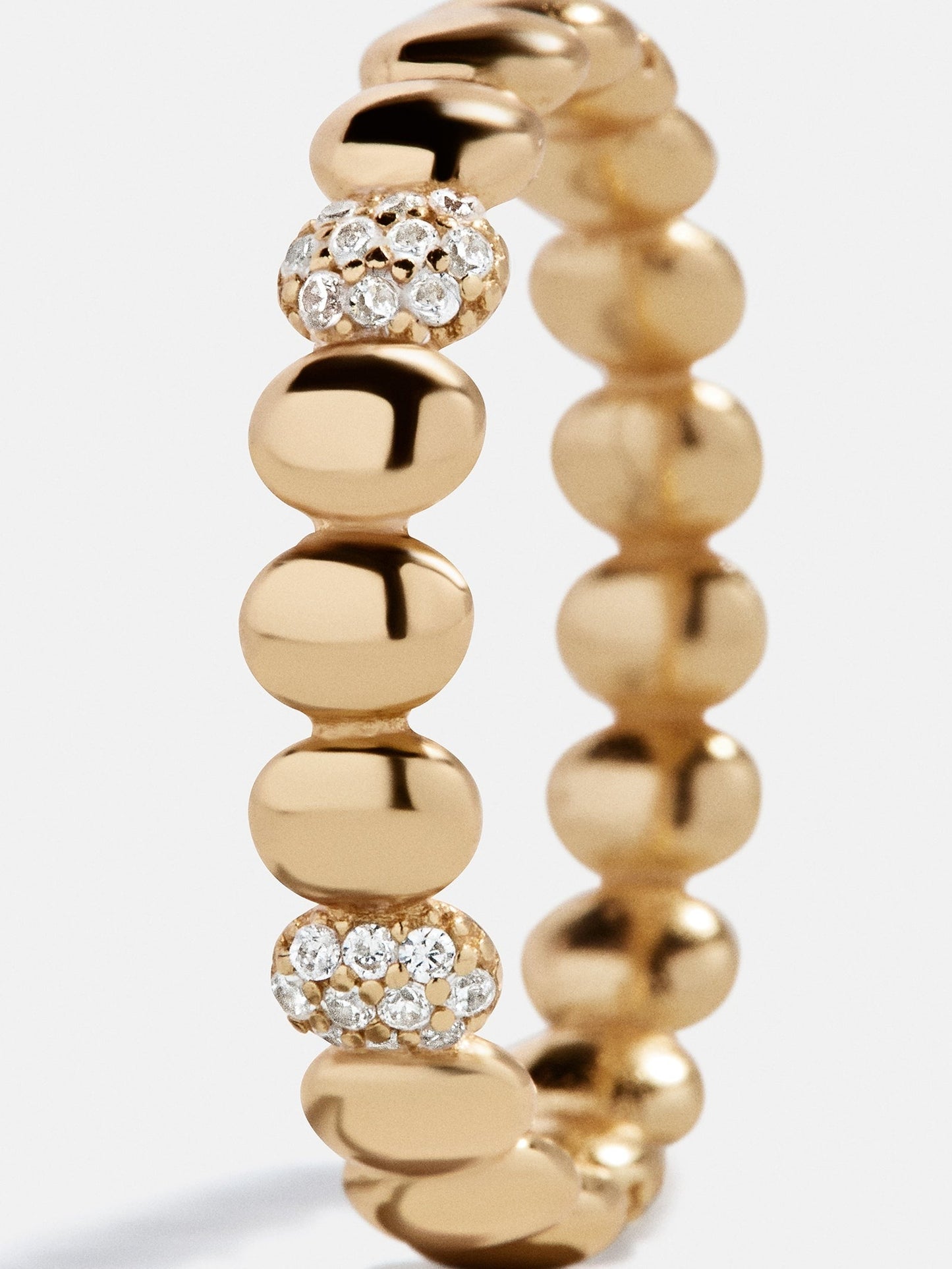 Alyssa 18K Gold Ring - Gold/Pavé