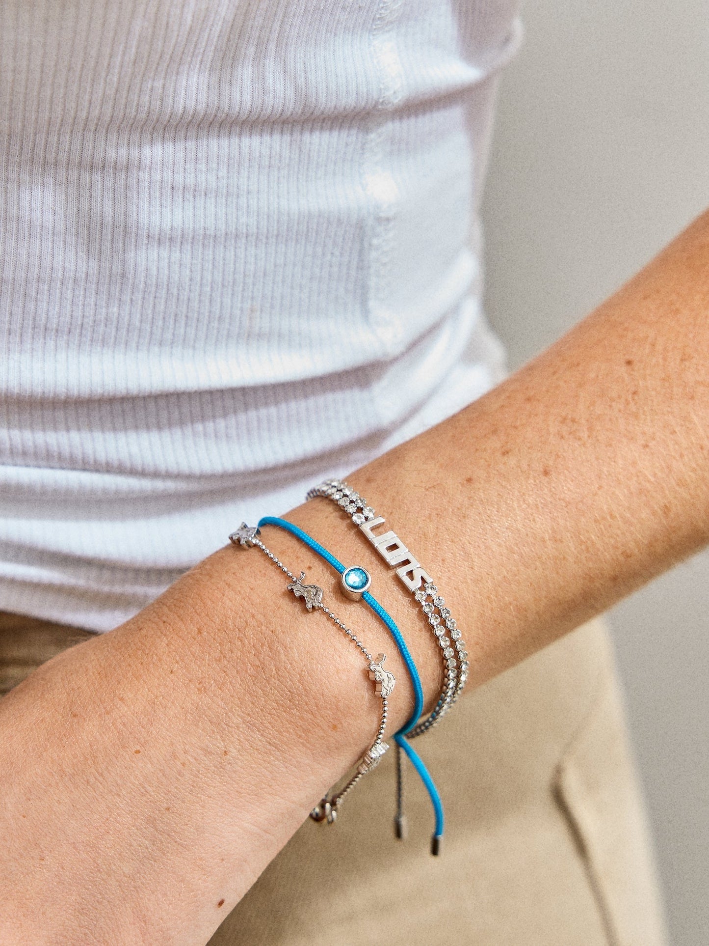 NFL Bracelet Set - Detroit Lions