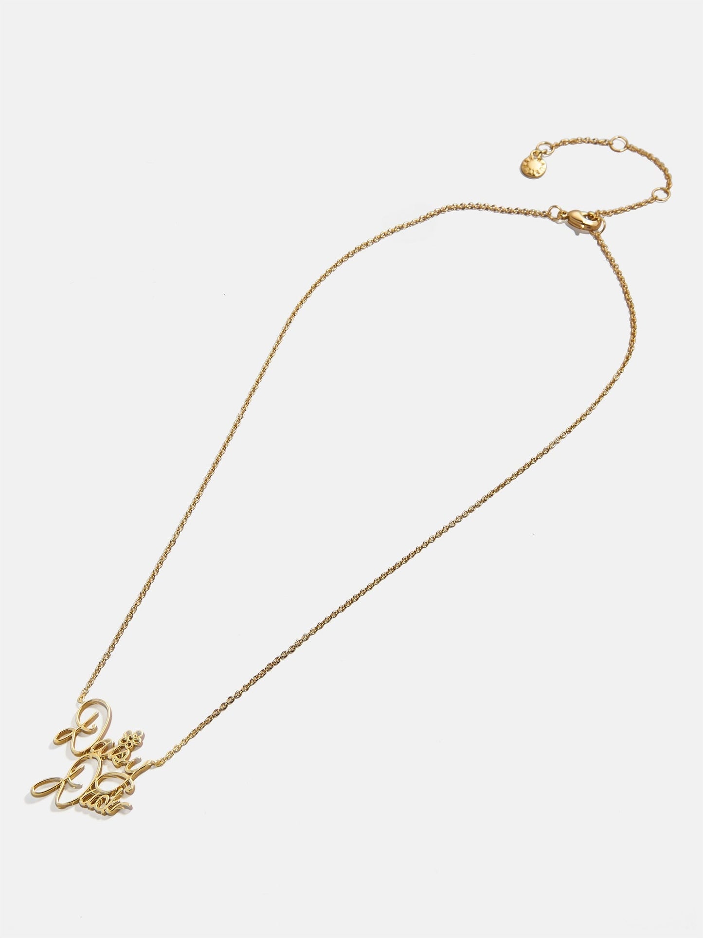 Disney Character Signature Necklace - Daisy Duck