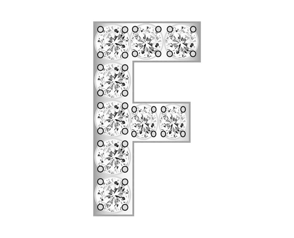 Mini F - Clear/Silver