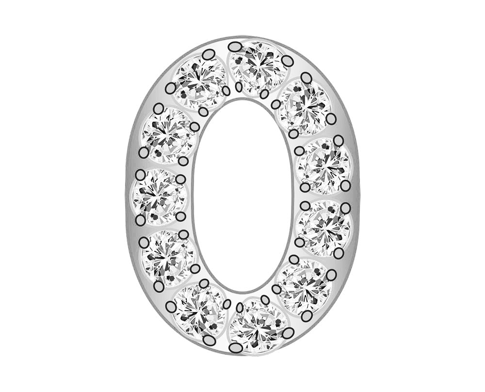 Mini O - Clear/Silver