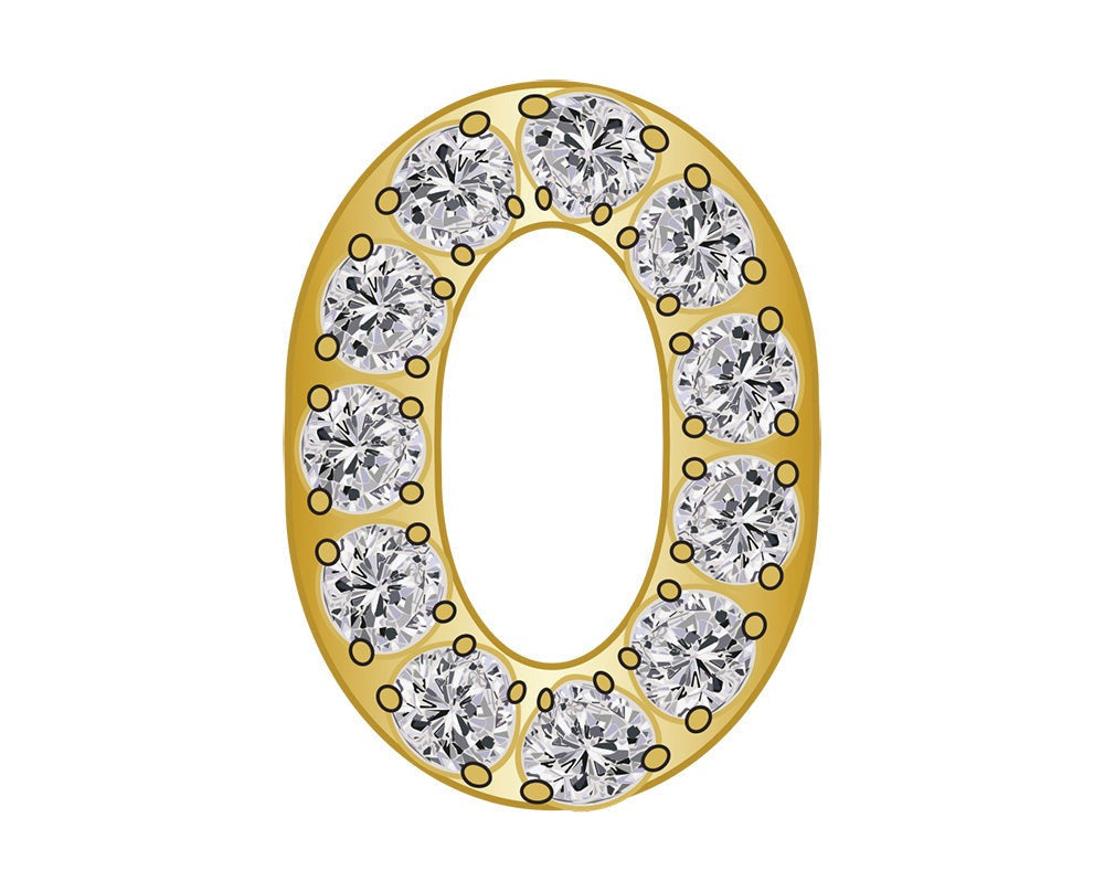 Mini O - Clear/Gold