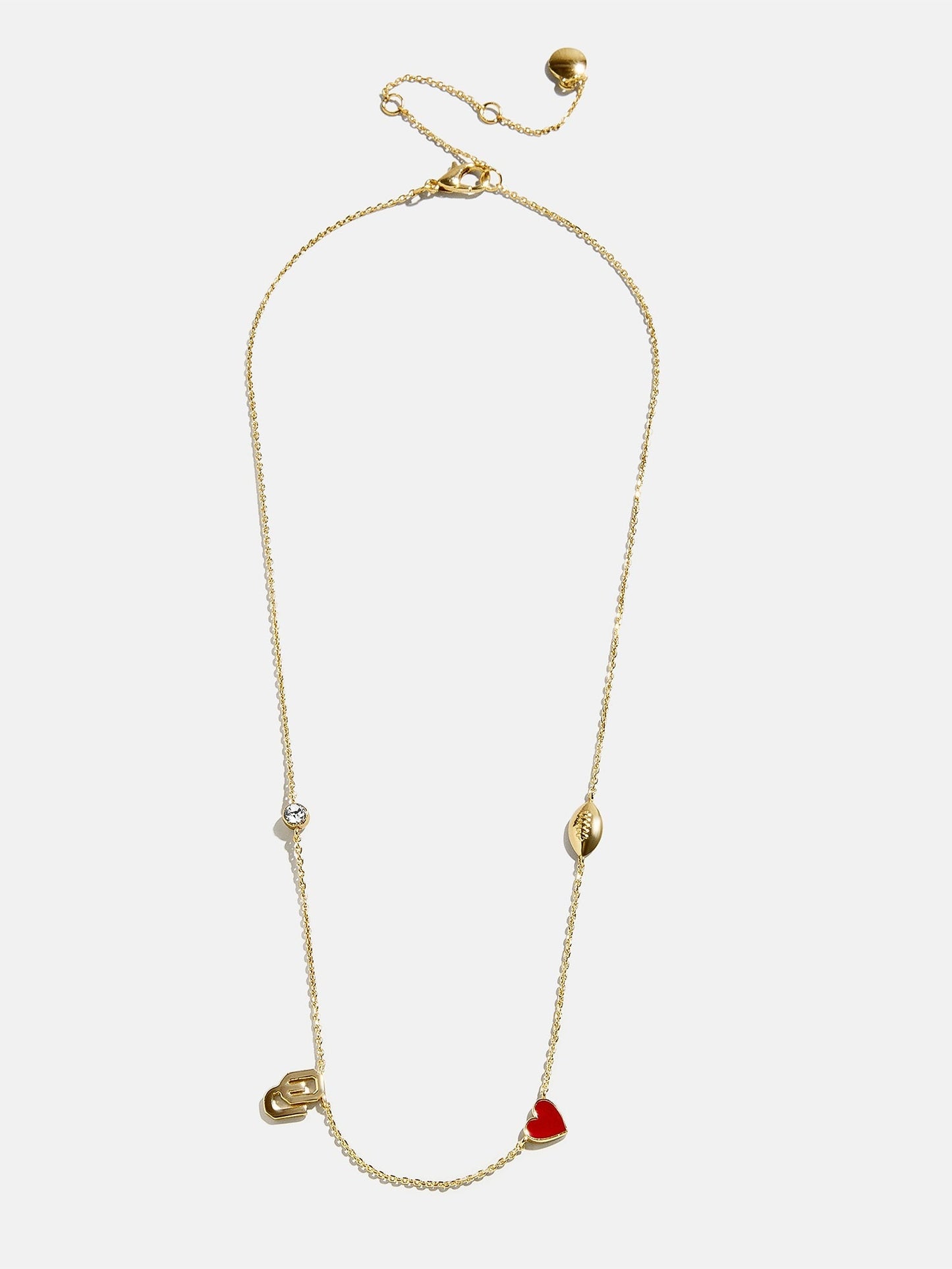 University of Oklahoma Spaced Charm Necklace - University of Oklahoma