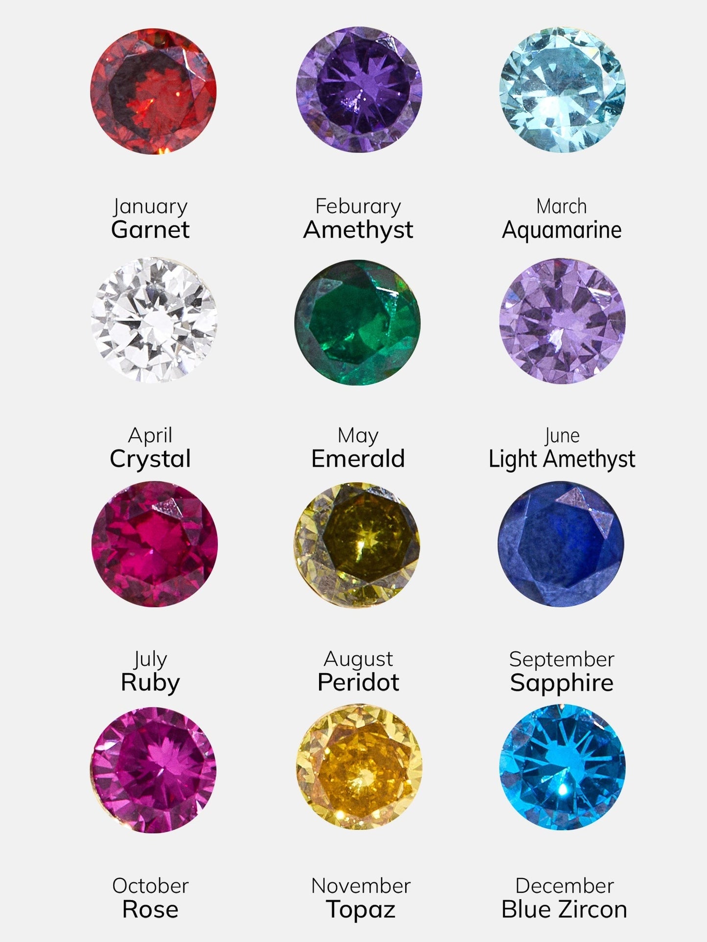 Sydney 18K Gold Plated Sterling Silver Birthstone Earrings - Amethyst