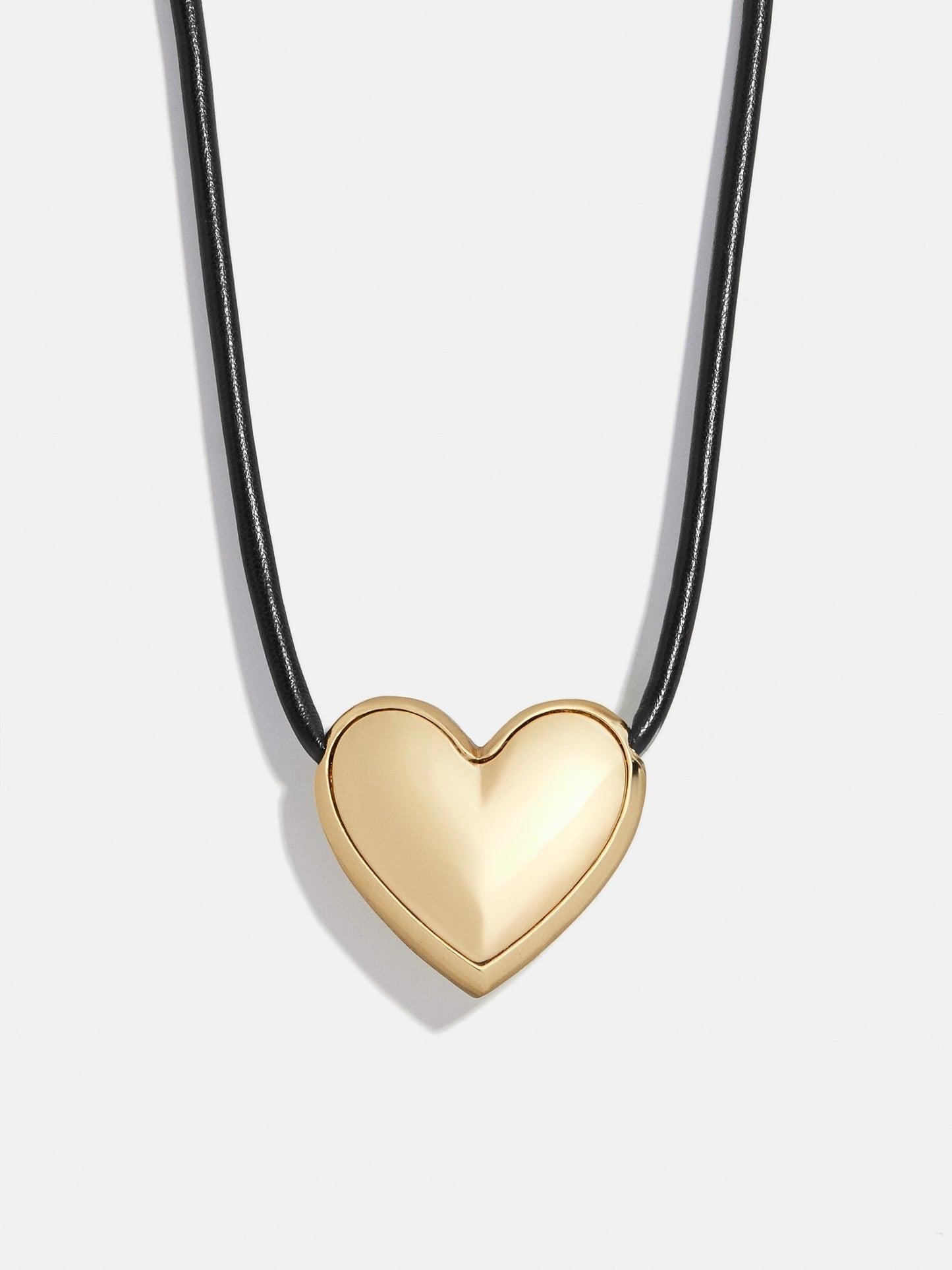 Millie Bubble Heart Cord Necklace - Gold