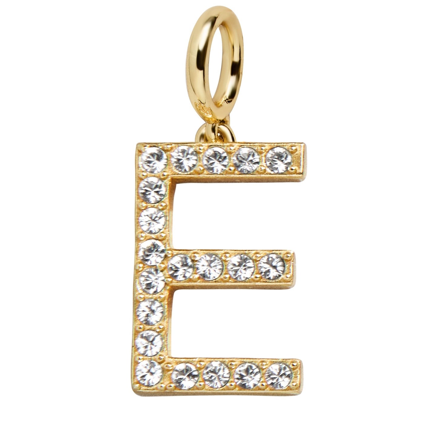 Pavé Initial Cluster Charm - E