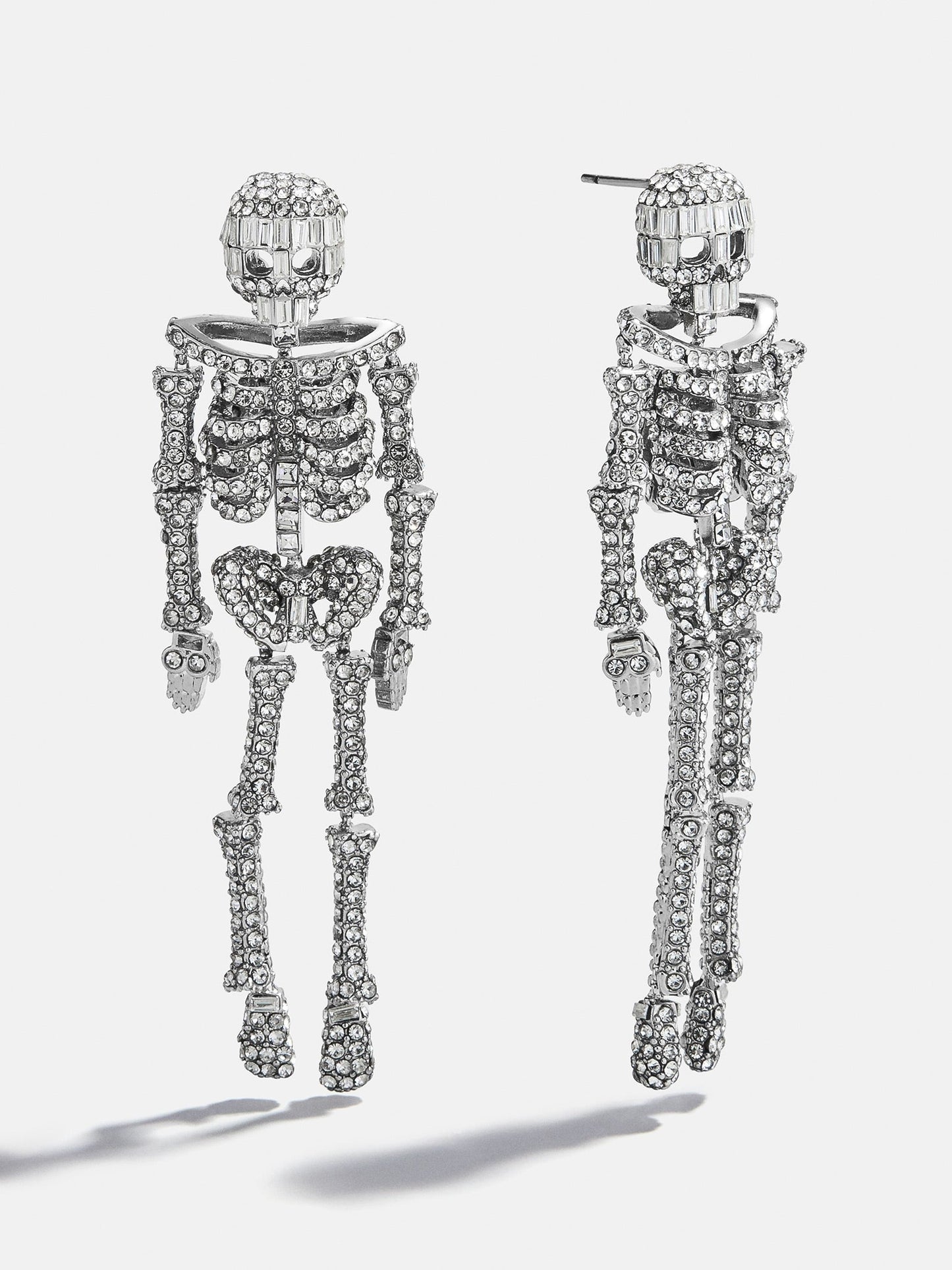 Drop Dead Hottie Earrings - Silver