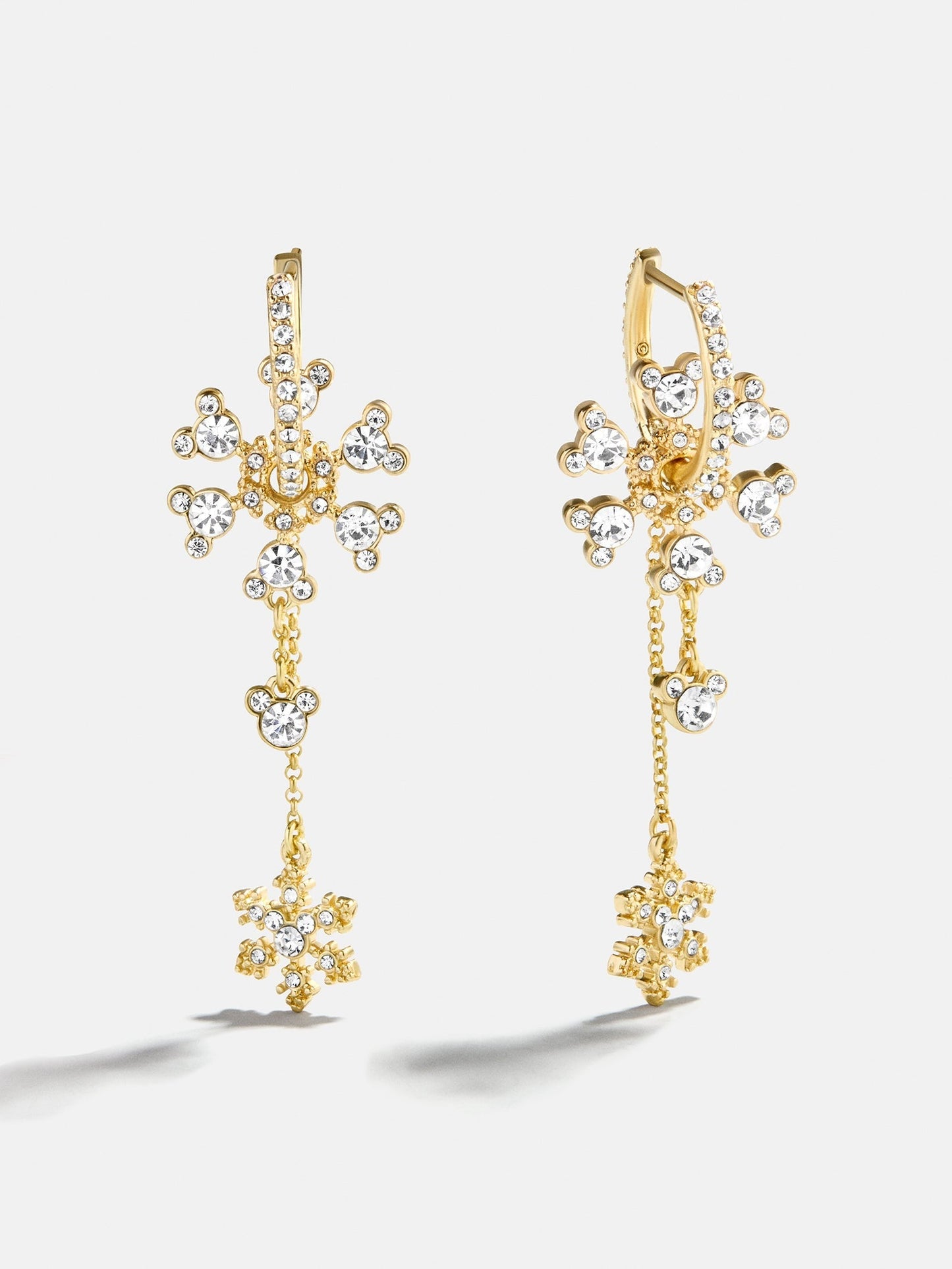 Disney Mickey Mouse Snowfall Statement Earrings - Snowflake