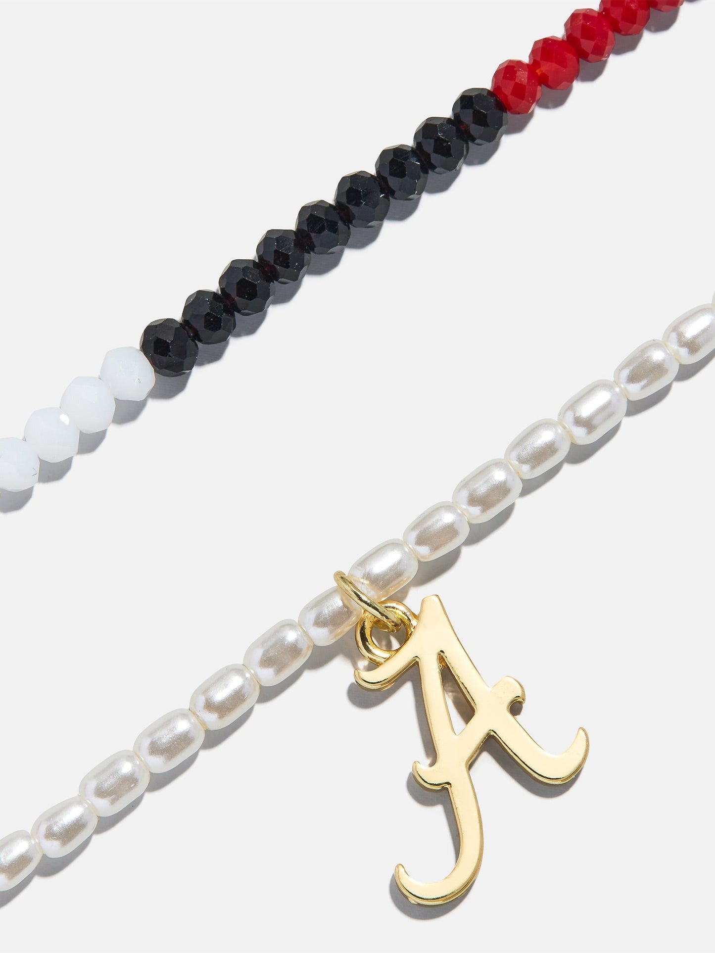 University of Alabama Beaded Logo Necklace Set - University of Alabama