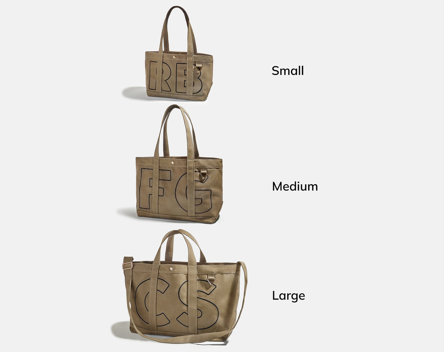 Solid Custom Alpha Tote - Mushroom Taupe